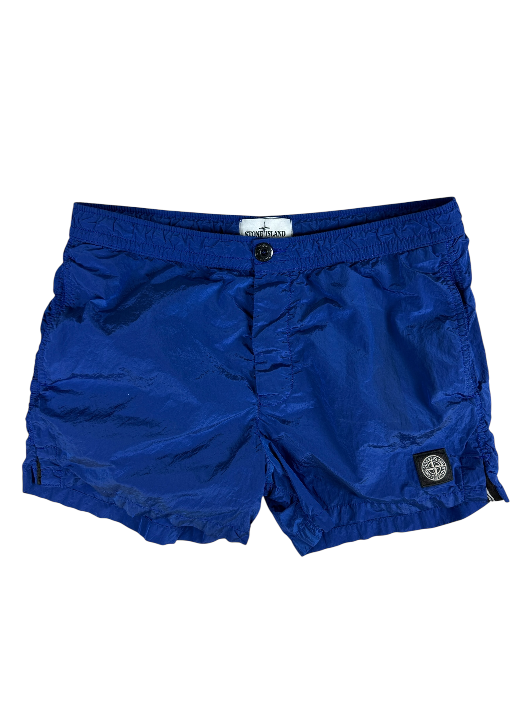 Short Stone Island bleu taille M - Vue de face