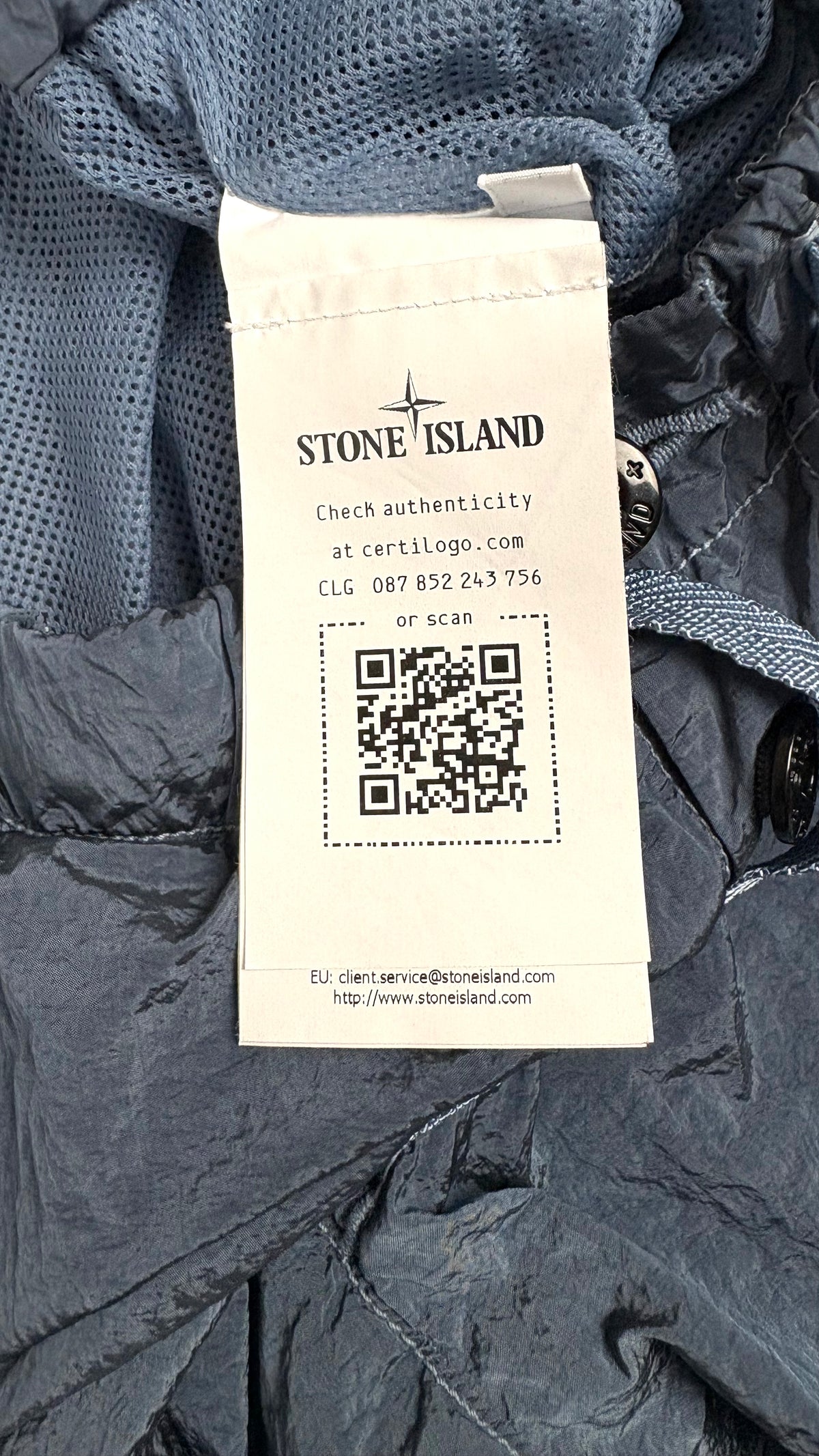 Short de bain Stone Island Nylon Metal bleu neuf Collection 2026 - vue 5/5