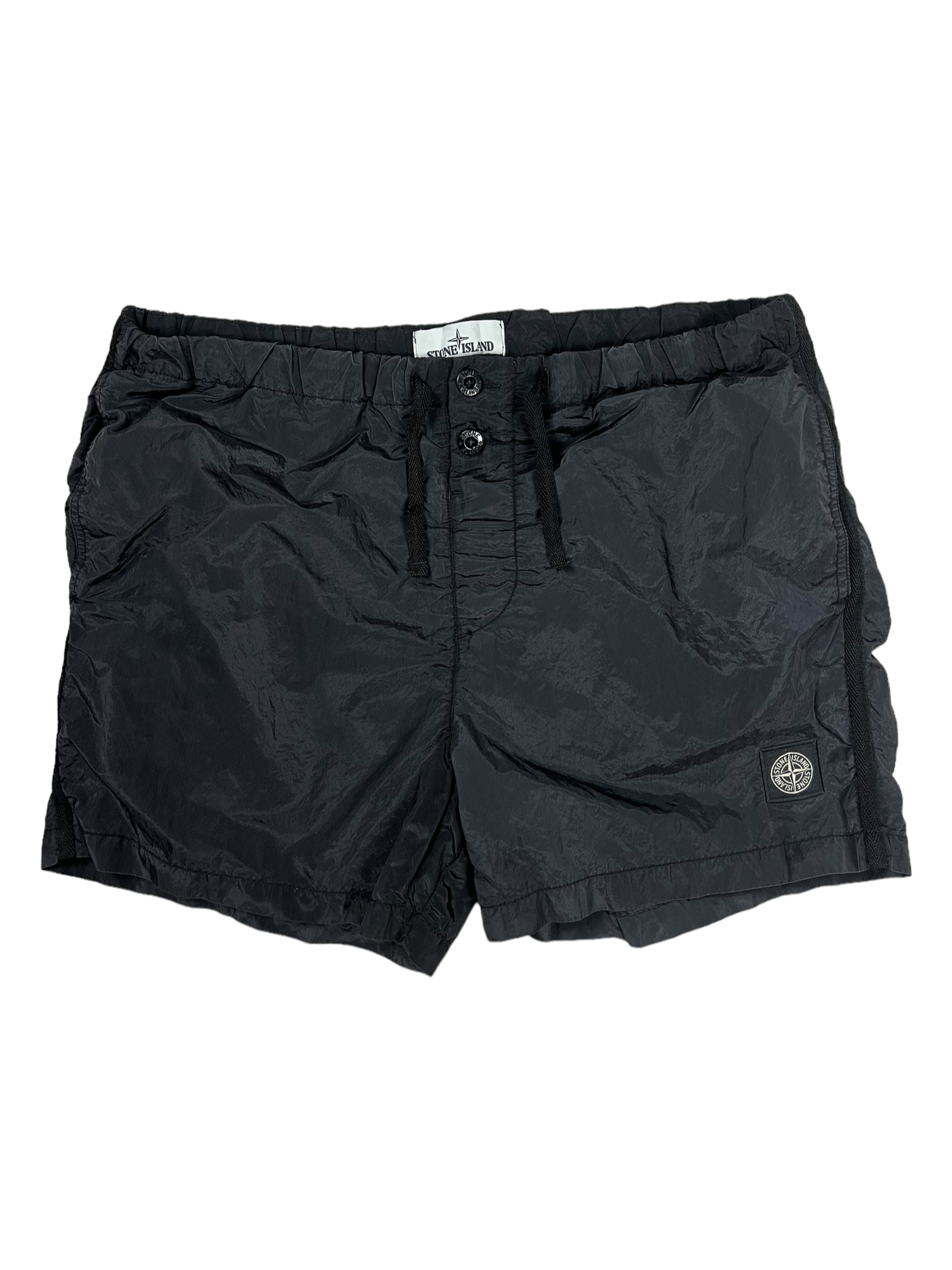Short Stone Island gris taille M - Vue de face