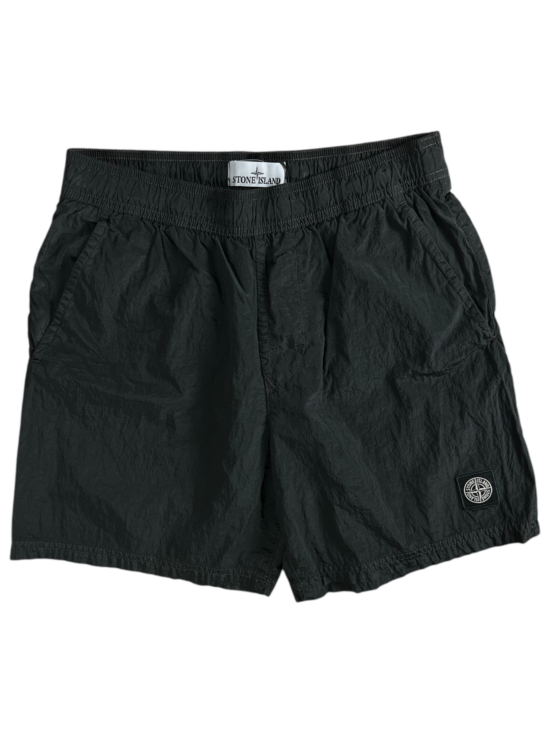 Short Stone Island gris taille S - Vue de face