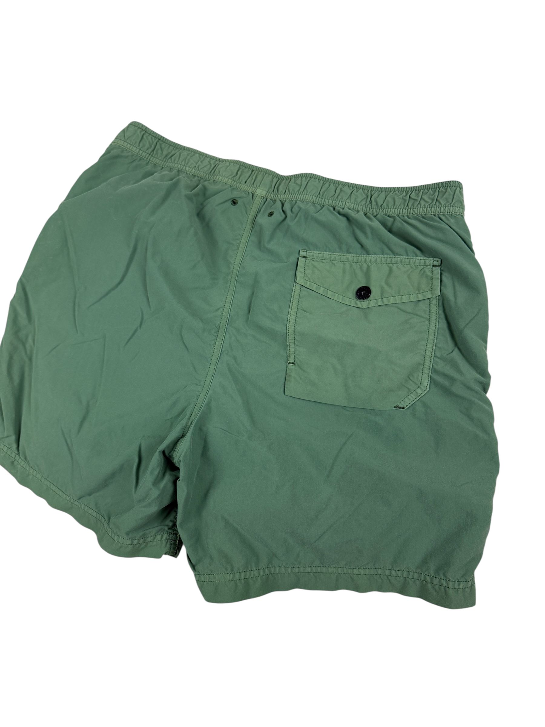 Short Stone Island kaki taille S - Détail