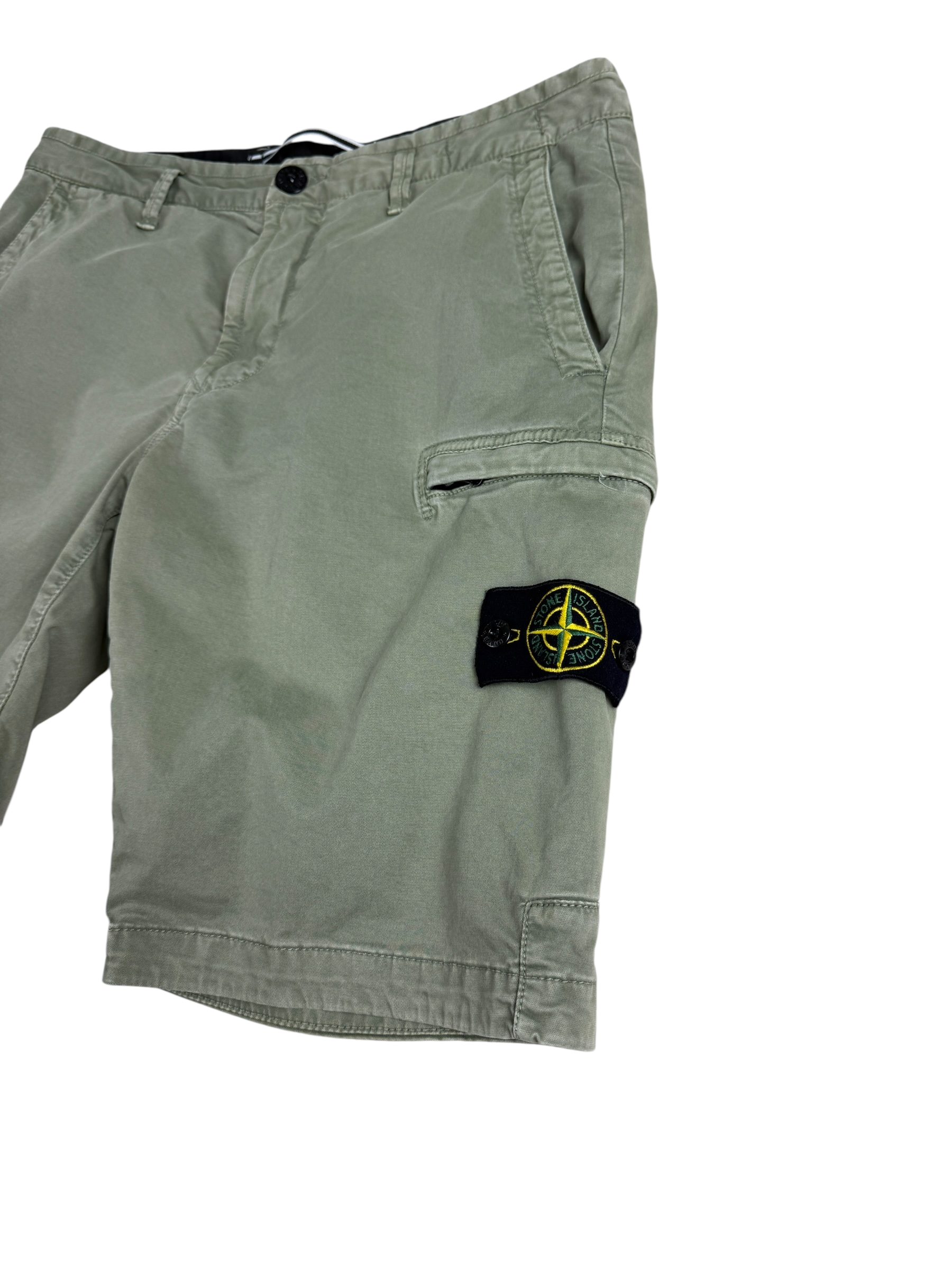 Short Stone Island kaki taille W31 - Vue de dos