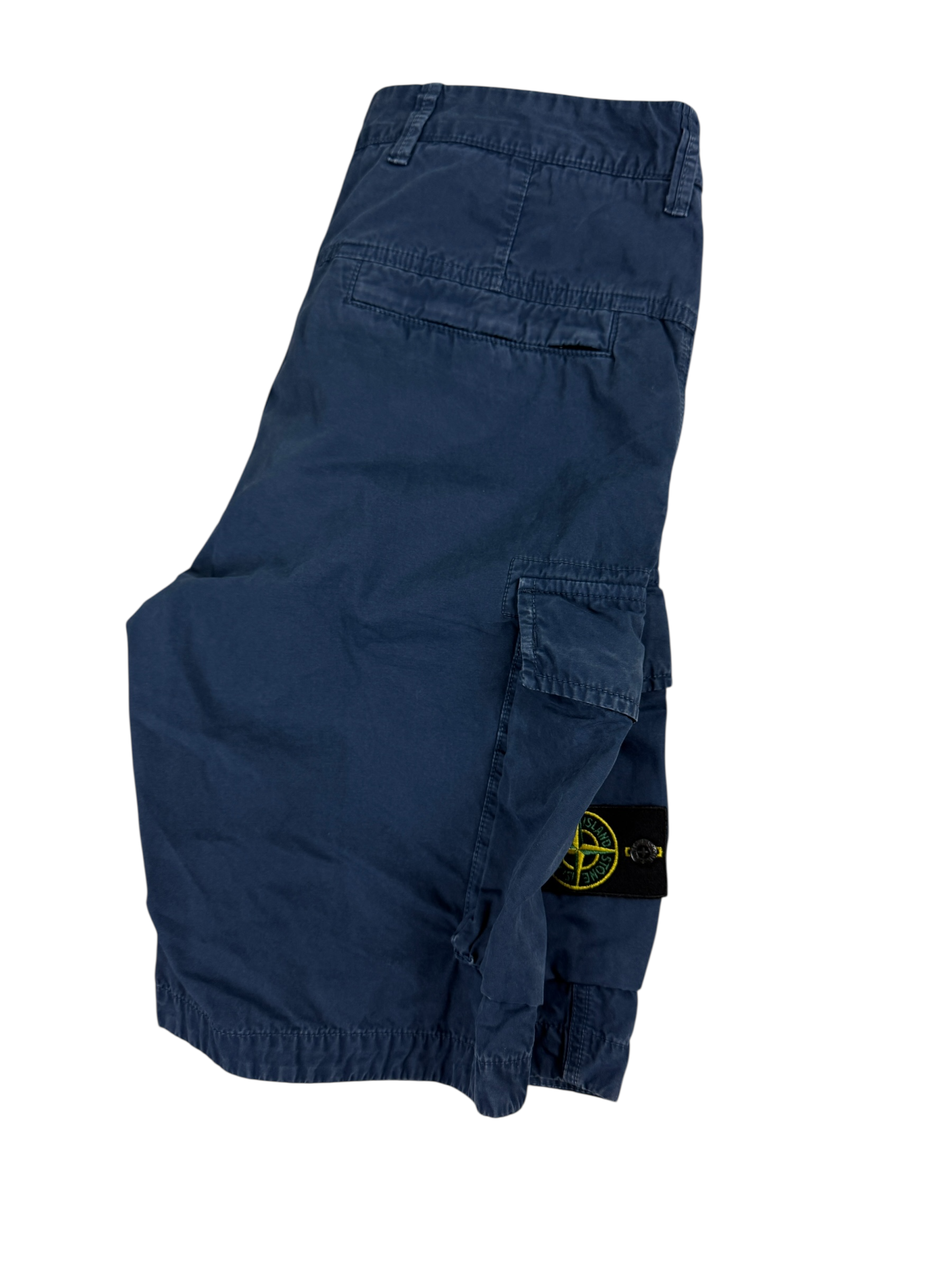 Short Stone Island marine taille W31 - Détail