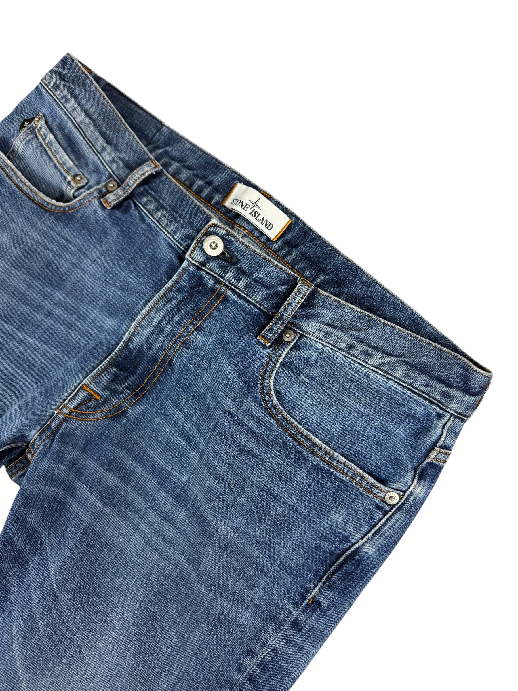 Short Stone Island marine taille W36 - Détail