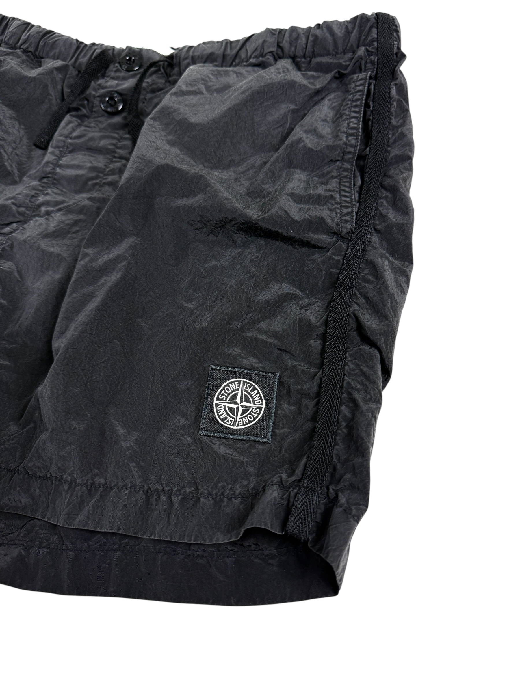 Short Stone Island noir taille M - Vue de dos