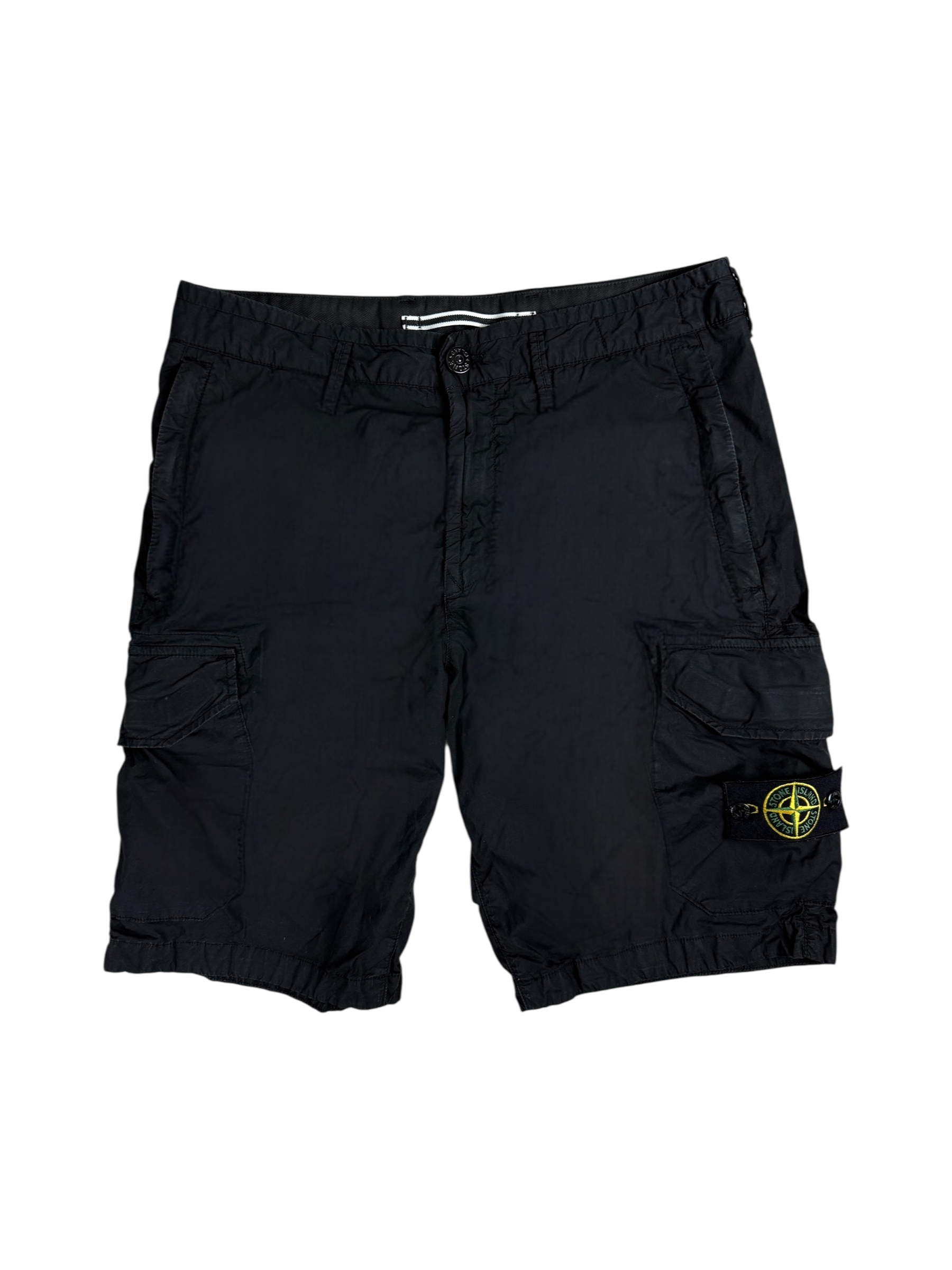 Short Stone Island noir taille W30 - Vue de face