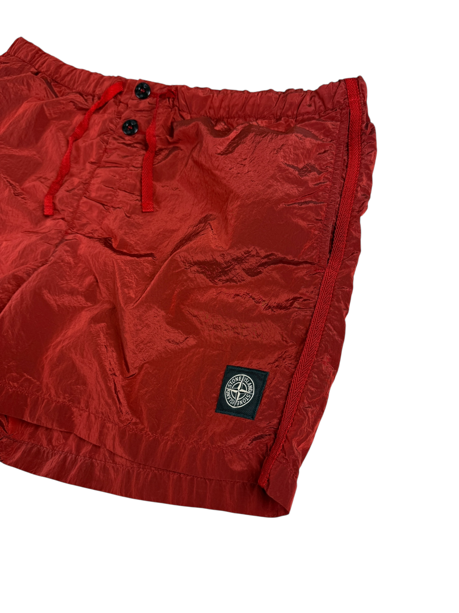 Short Stone Island rouge taille XL - Vue de dos