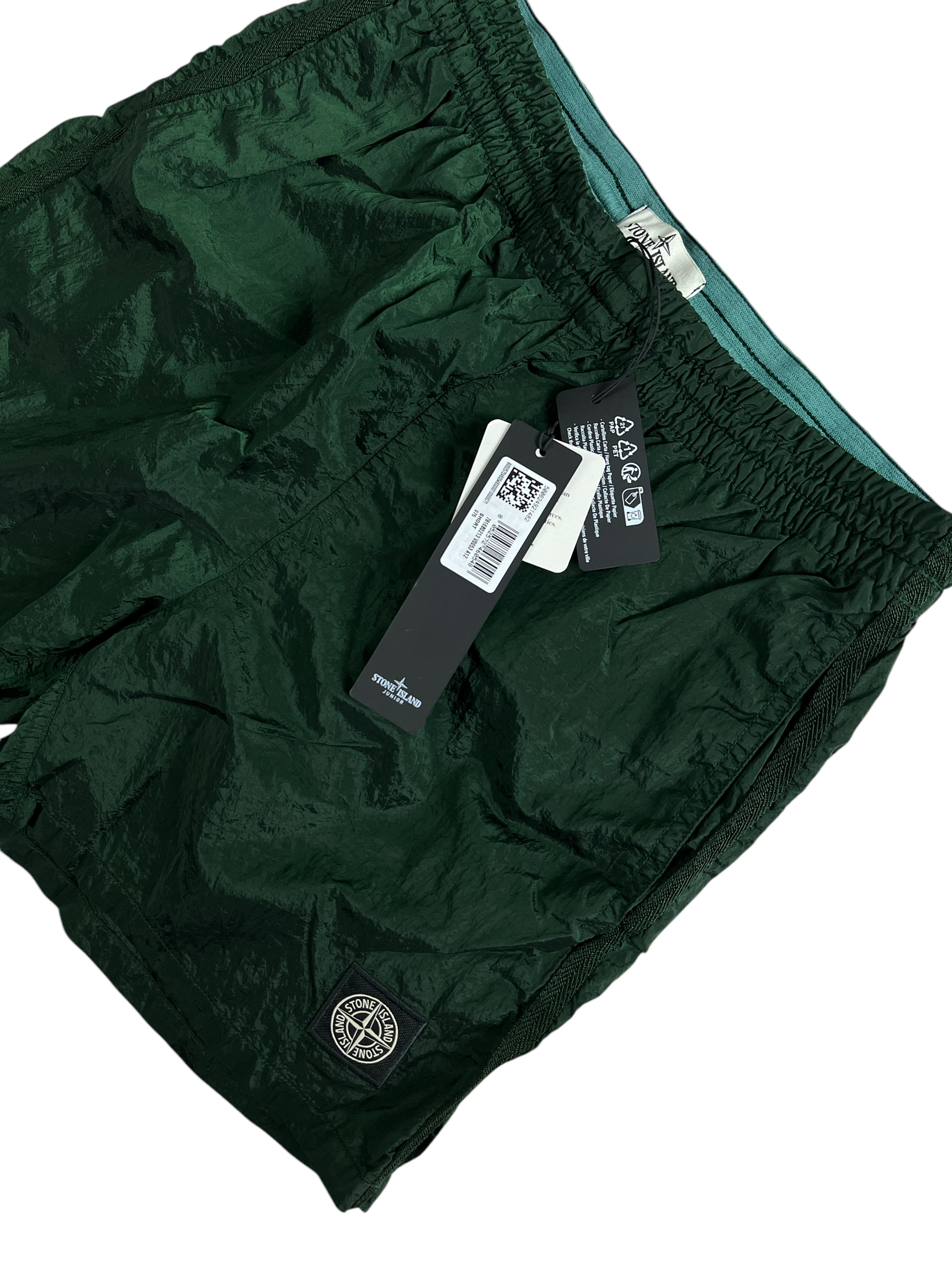 Short Stone Island vert taille 12 ans - Vue de dos