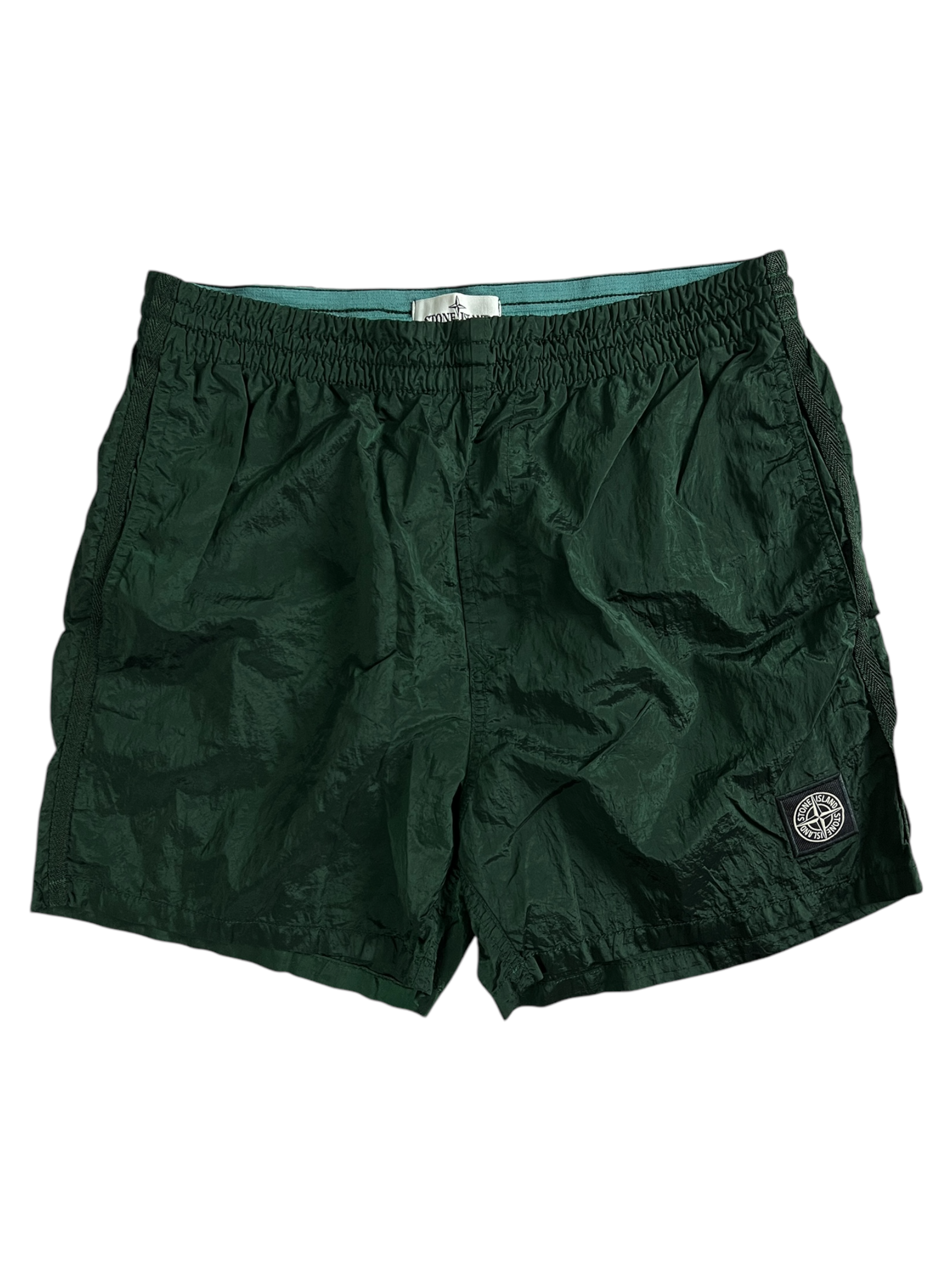 Short Stone Island vert taille 12 ans - Vue de face