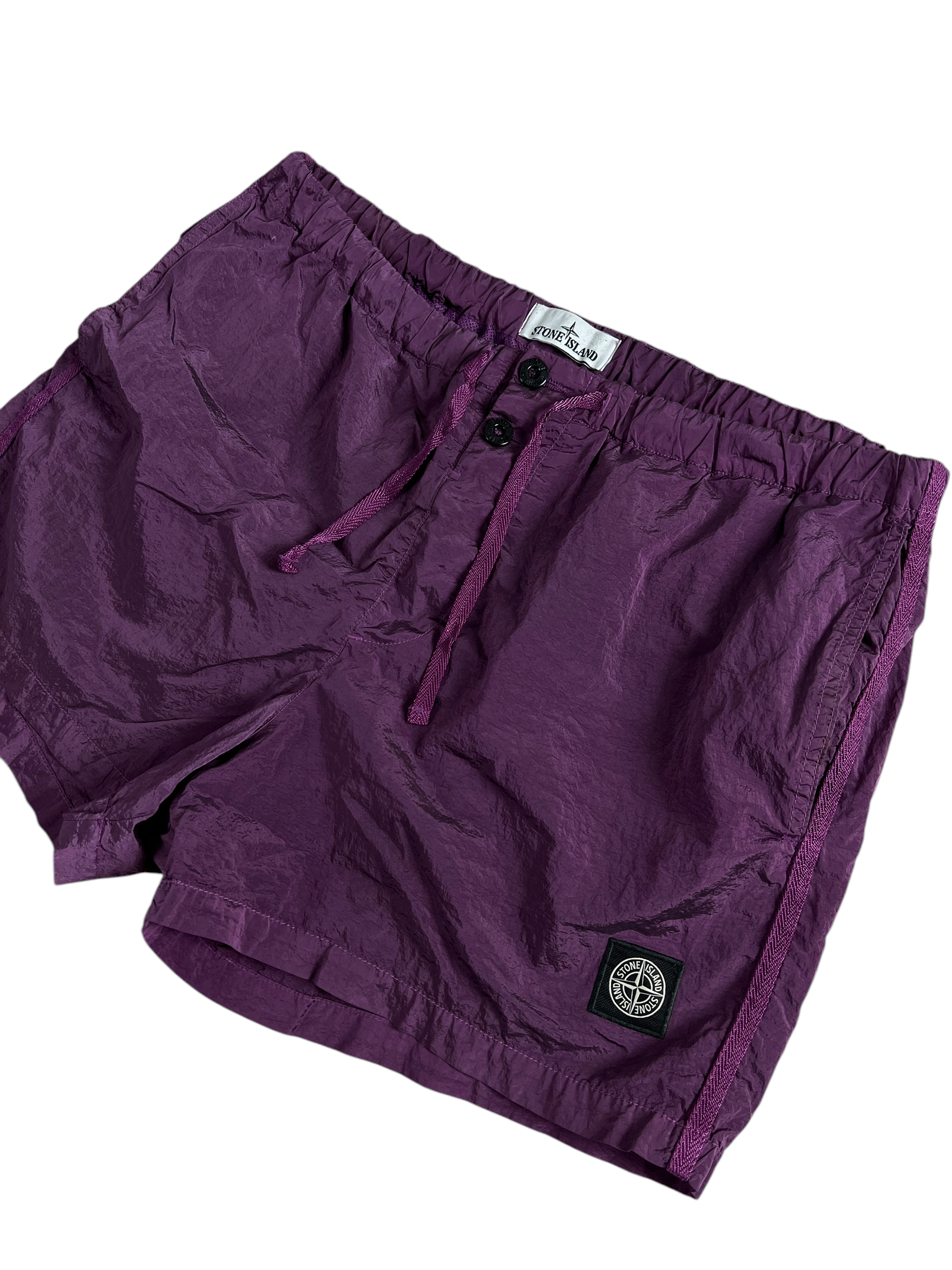 Short Stone Island violet taille XL - Vue de dos