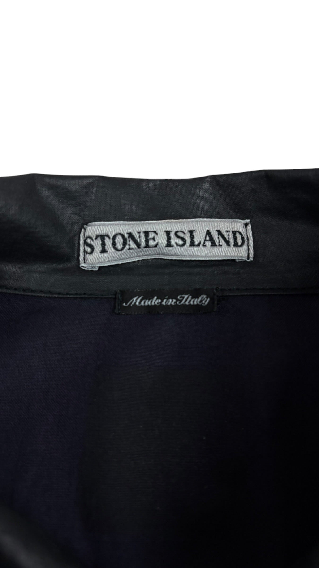 Surchemise Stone Island noir taille XL - Détail
