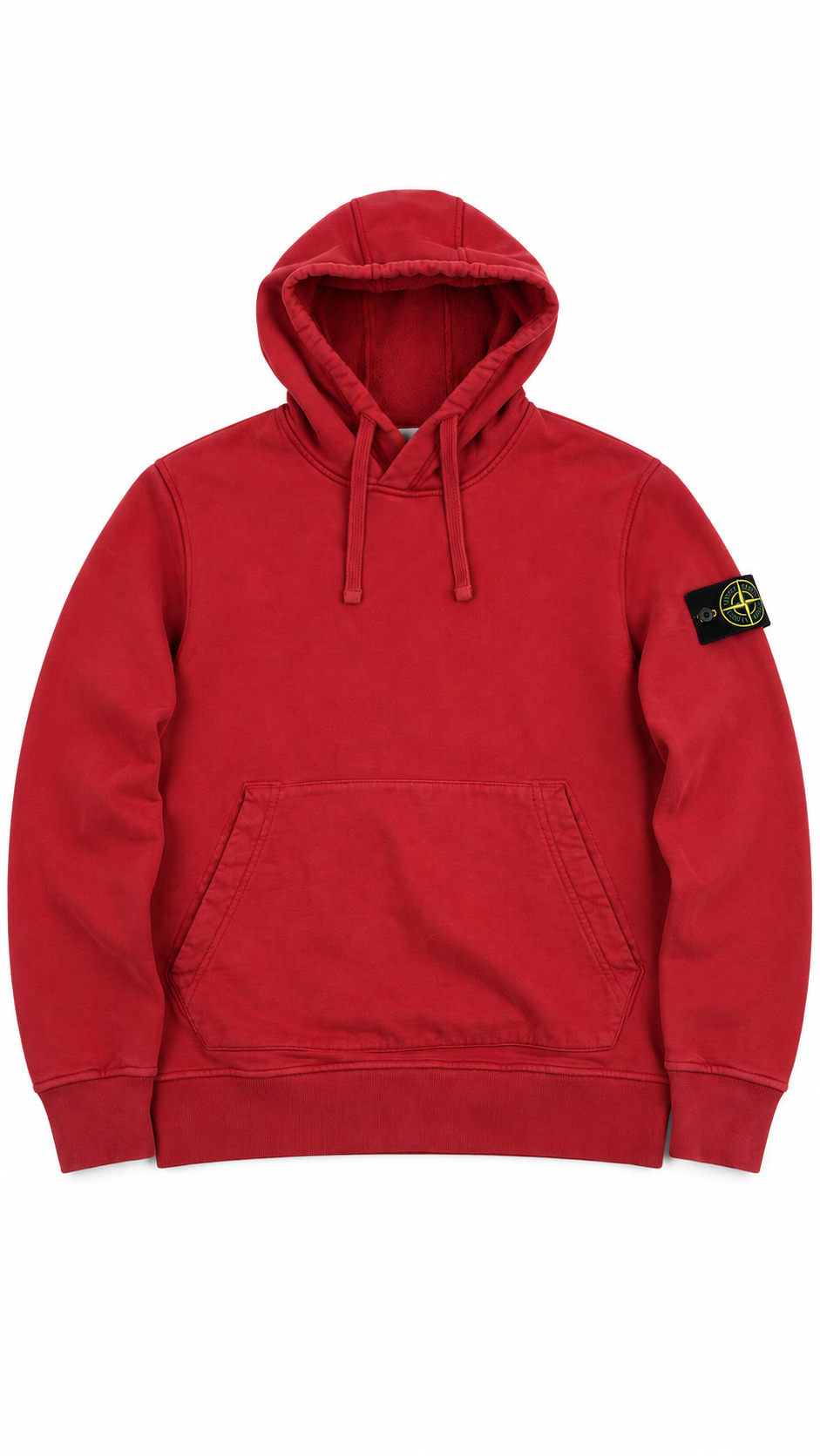 Sweat à Capuche Stone Island rouge taille S, seconde main authentifiée NB08 — vue 1