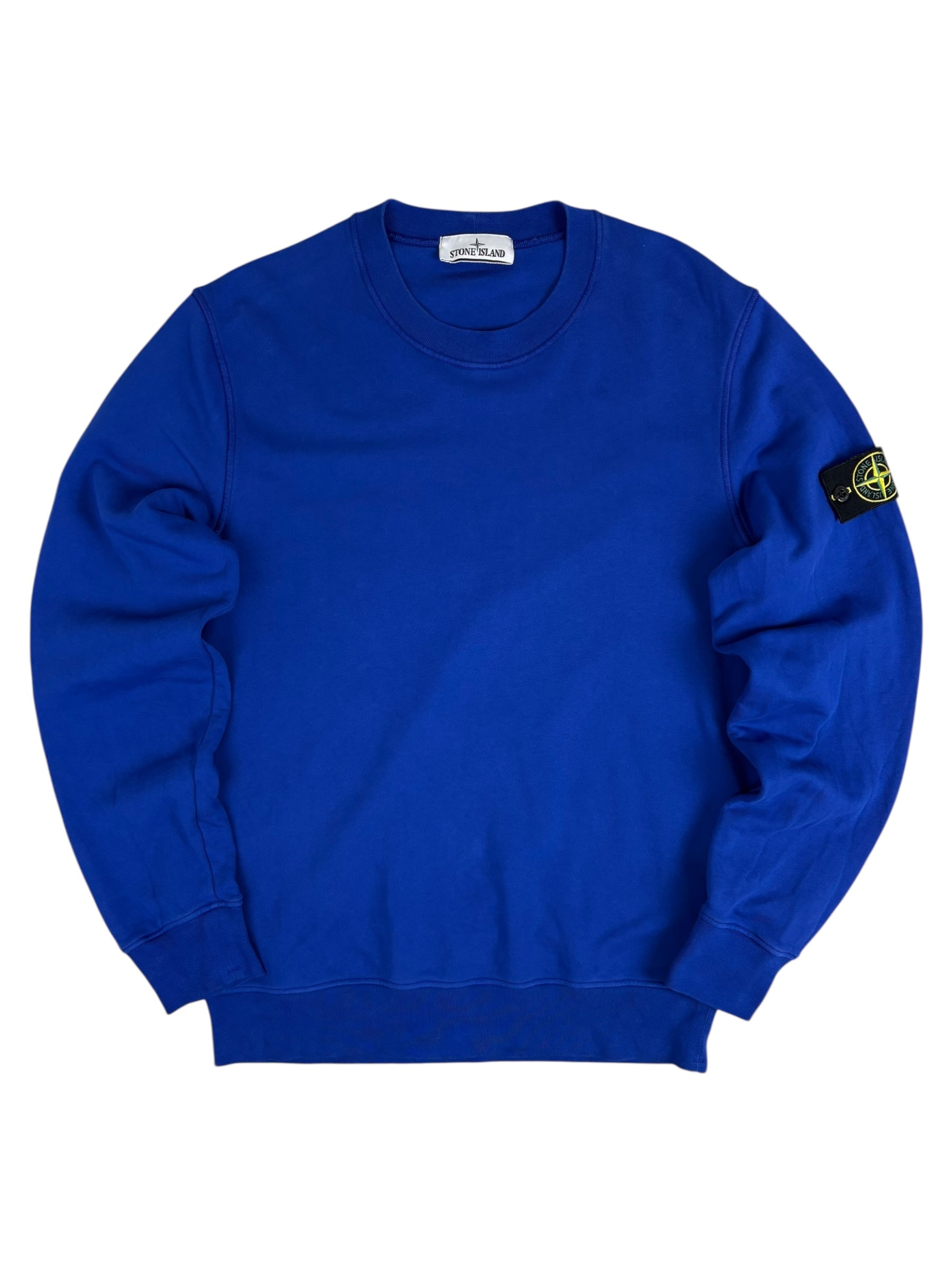 Sweat Stone Island bleu taille L - Vue de face