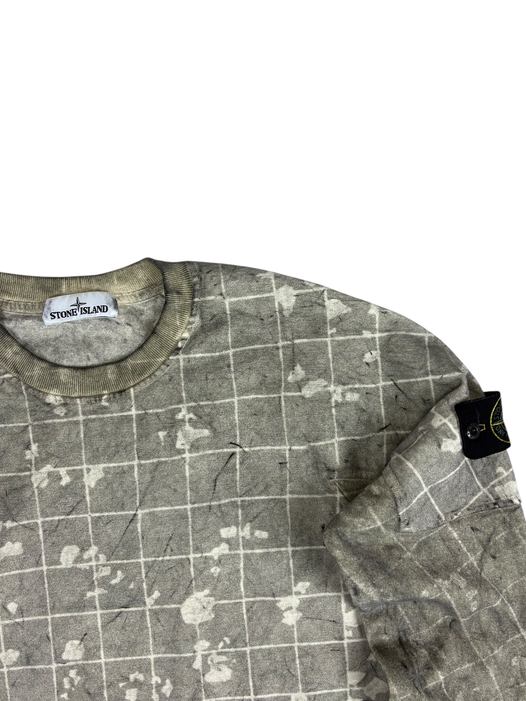 Sweat Stone Island camouflage taille M - Vue de dos