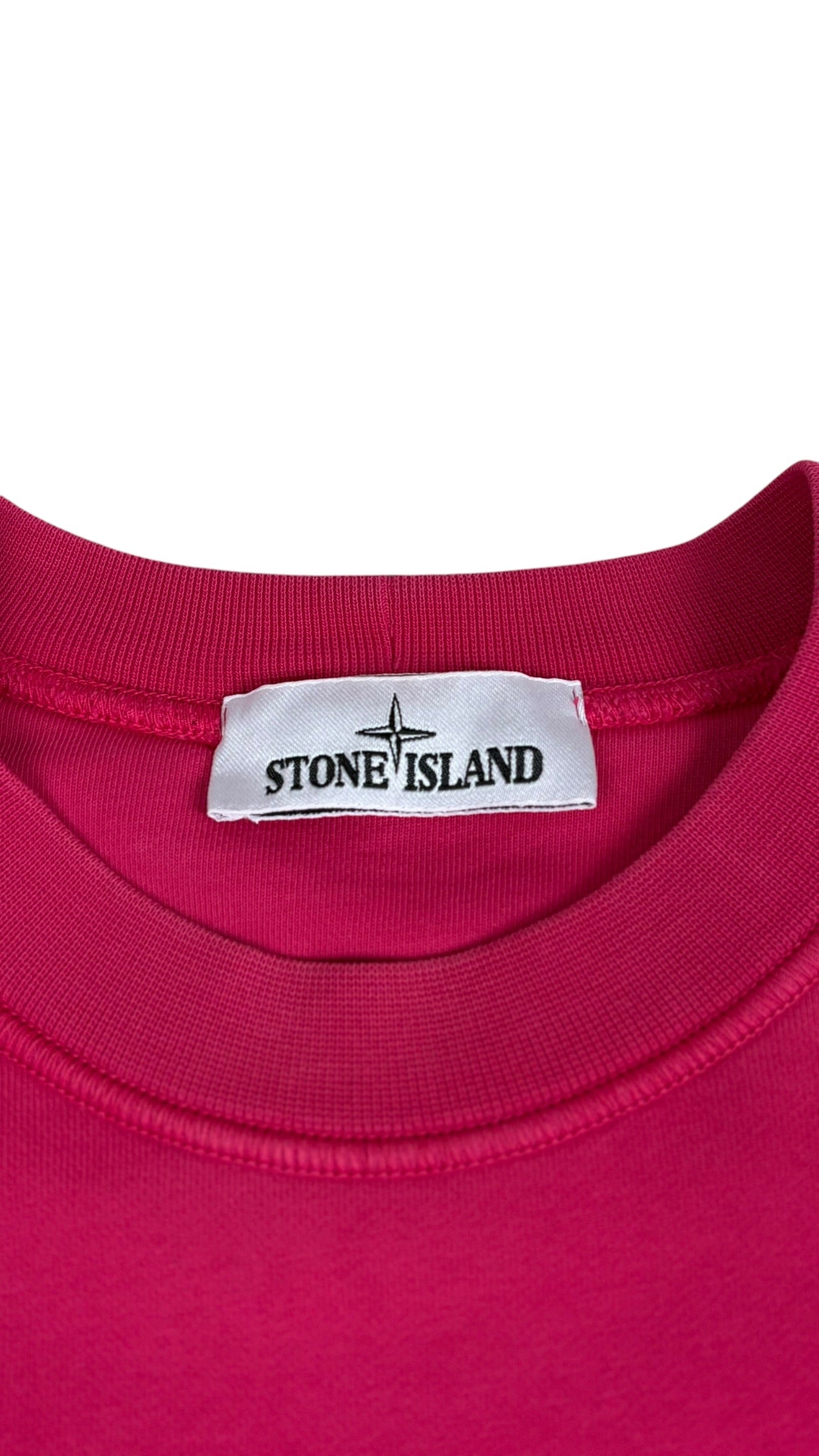 Sweat Stone Island fuchsia taille S - Détail
