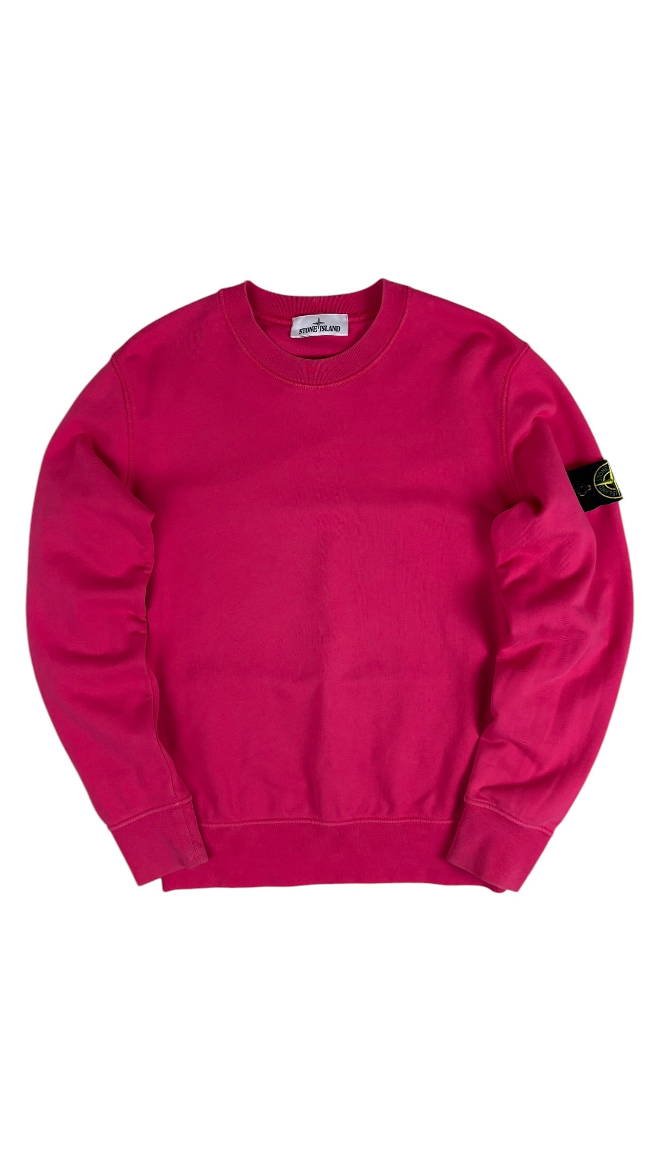 Sweat Stone Island fuchsia taille S - Vue de face
