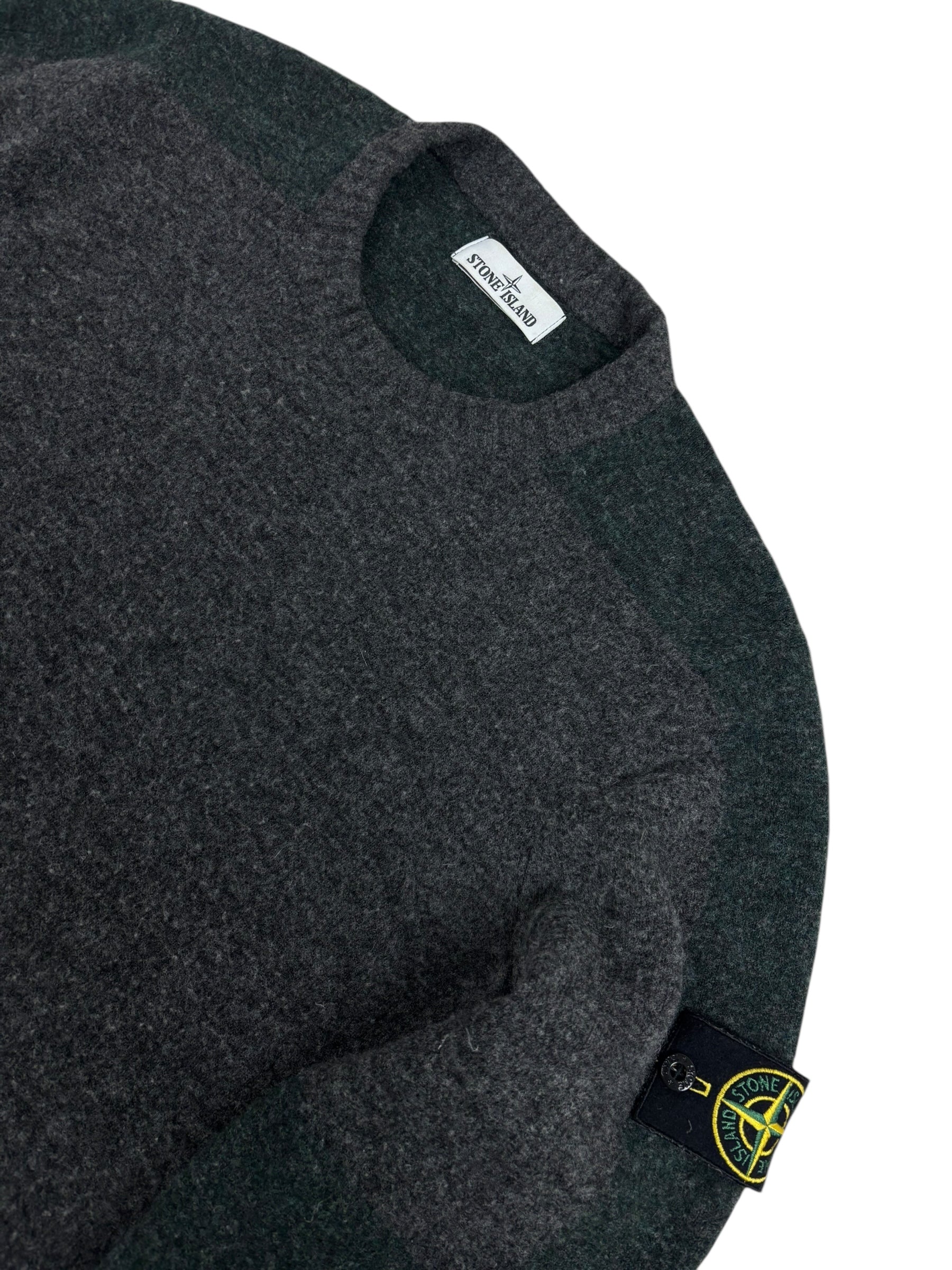 Sweat Stone Island gris taille L - Vue de dos
