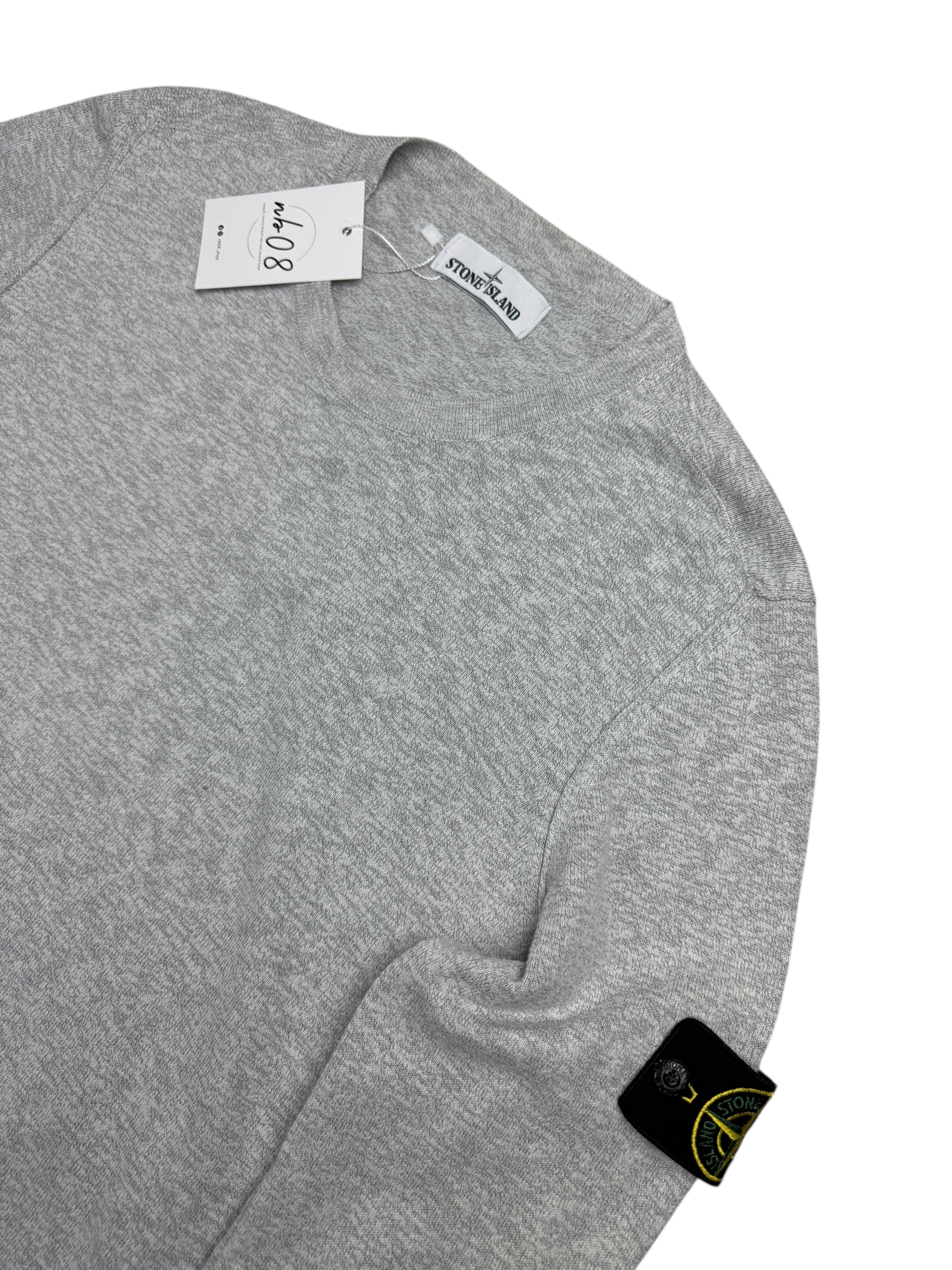 Sweat Stone Island gris taille L - Vue de dos