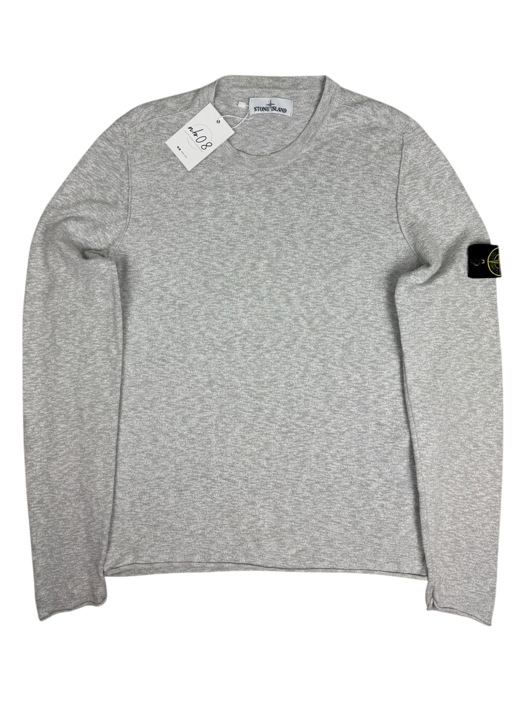 Sweat Stone Island gris taille L - Vue de face