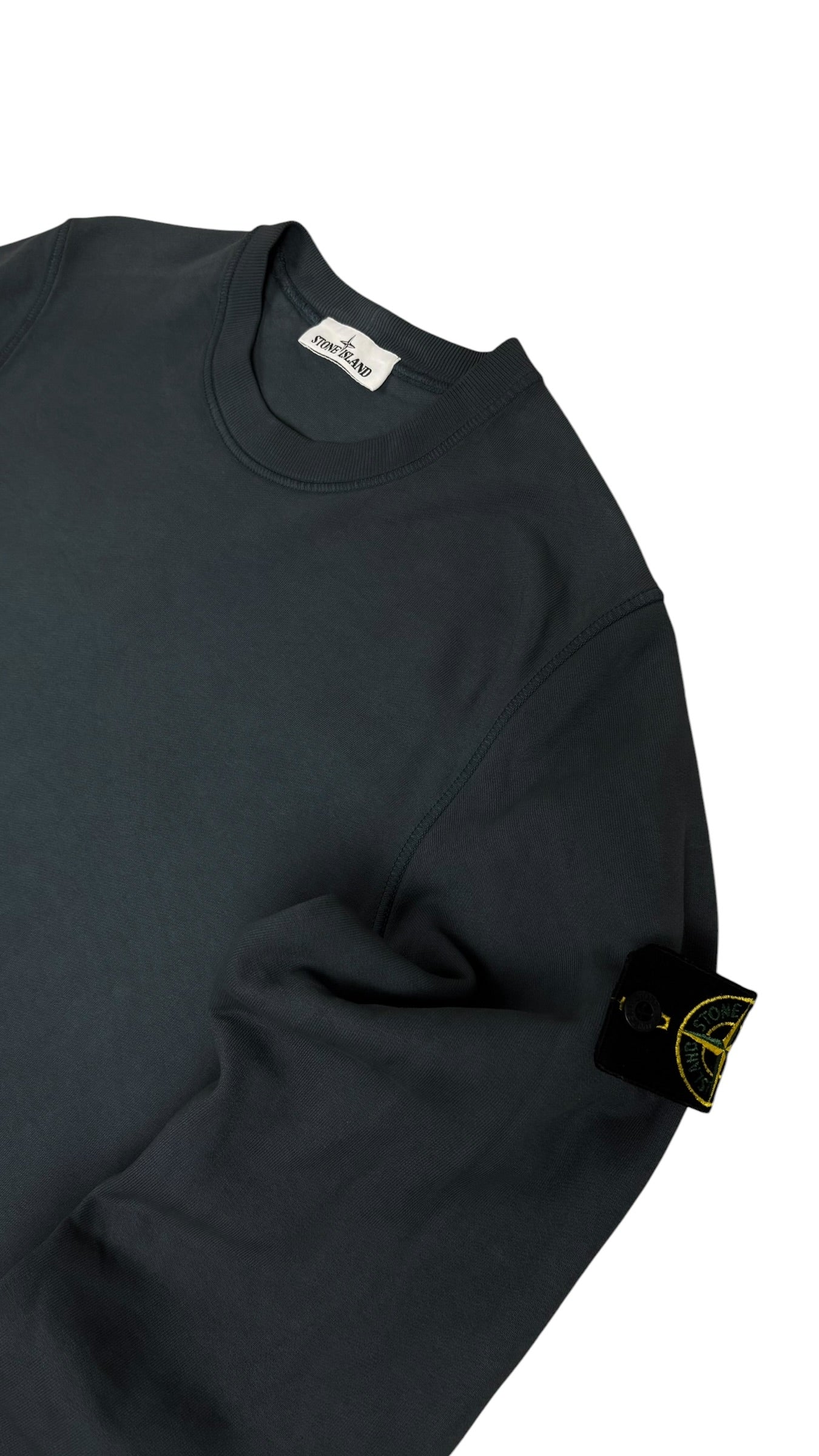 Sweat Stone Island gris taille M - Vue de dos