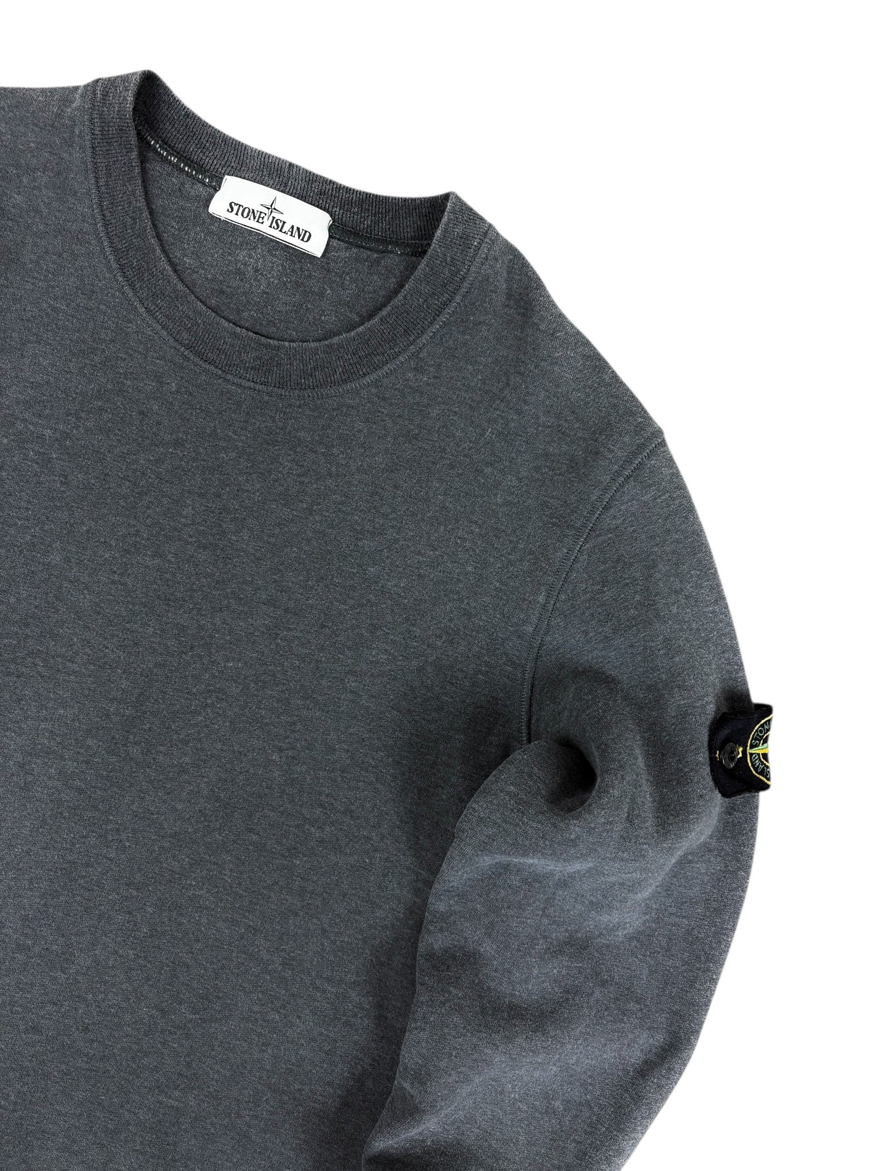 Sweat Stone Island gris taille M - Vue de dos