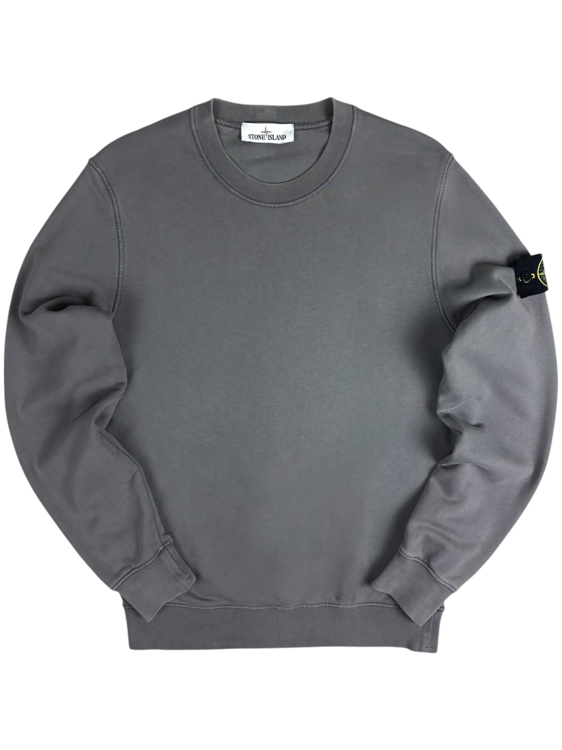 Sweat Stone Island gris taille M - Vue de face
