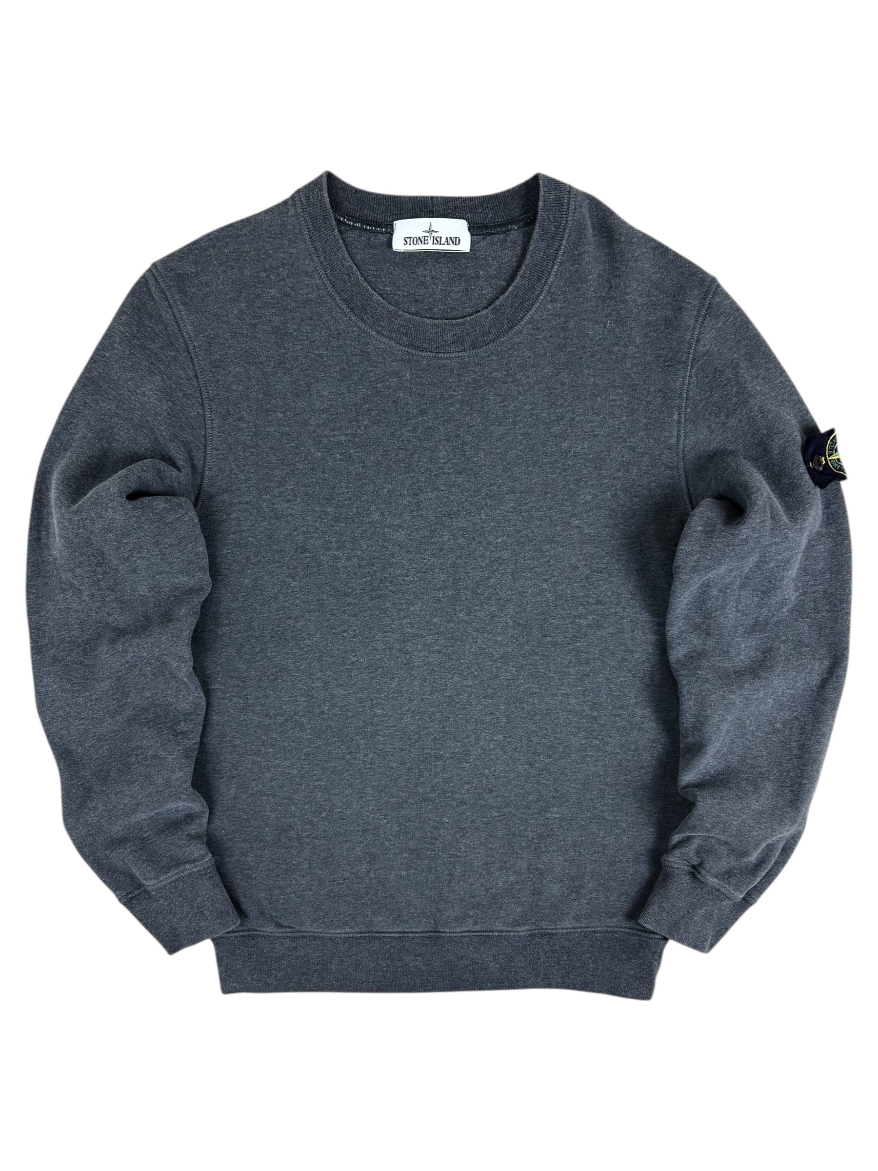 Sweat Stone Island gris taille M - Vue de face