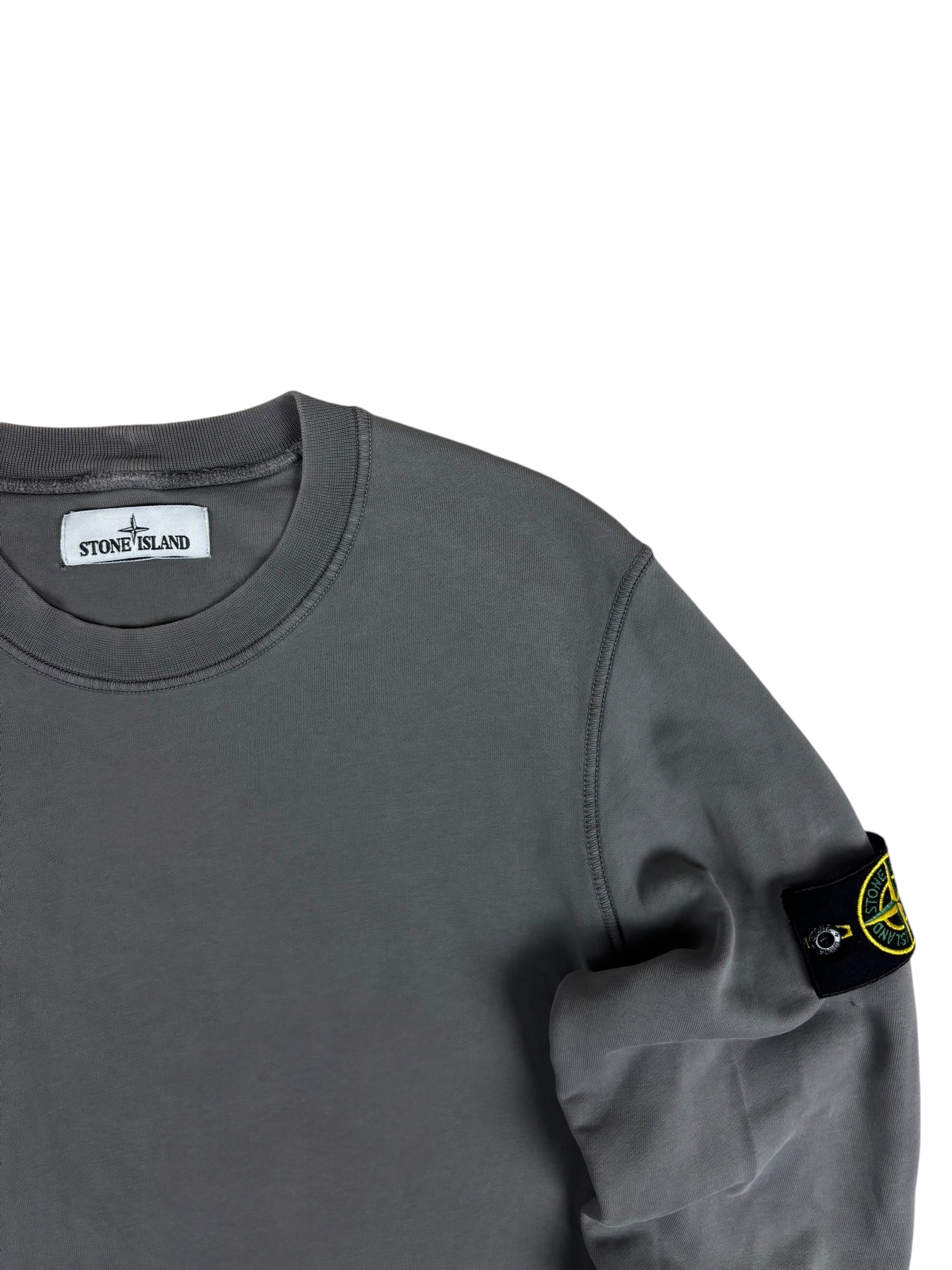 Sweat Stone Island gris taille S - Vue de dos