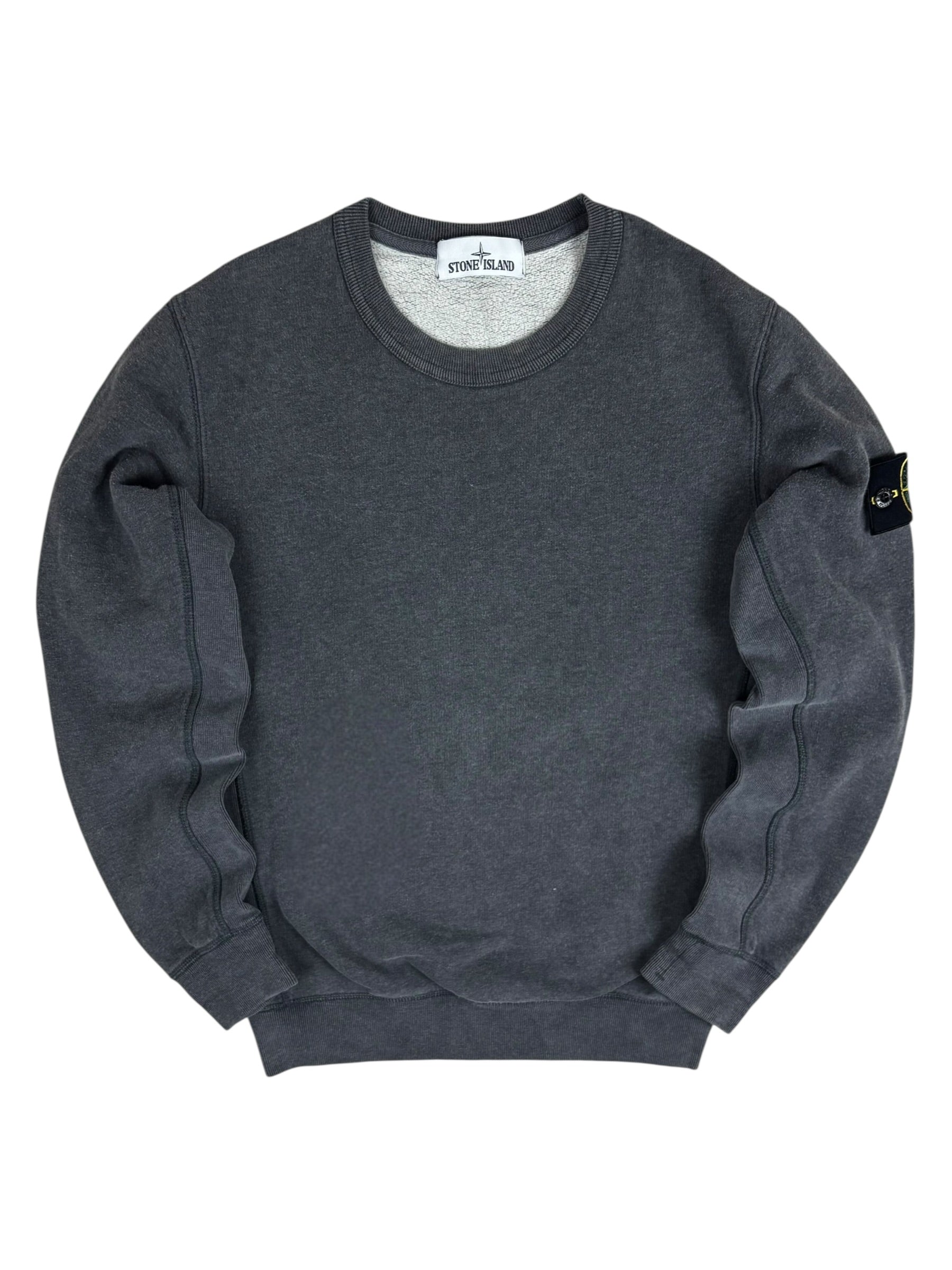 Sweat Stone Island gris taille S - Vue de face