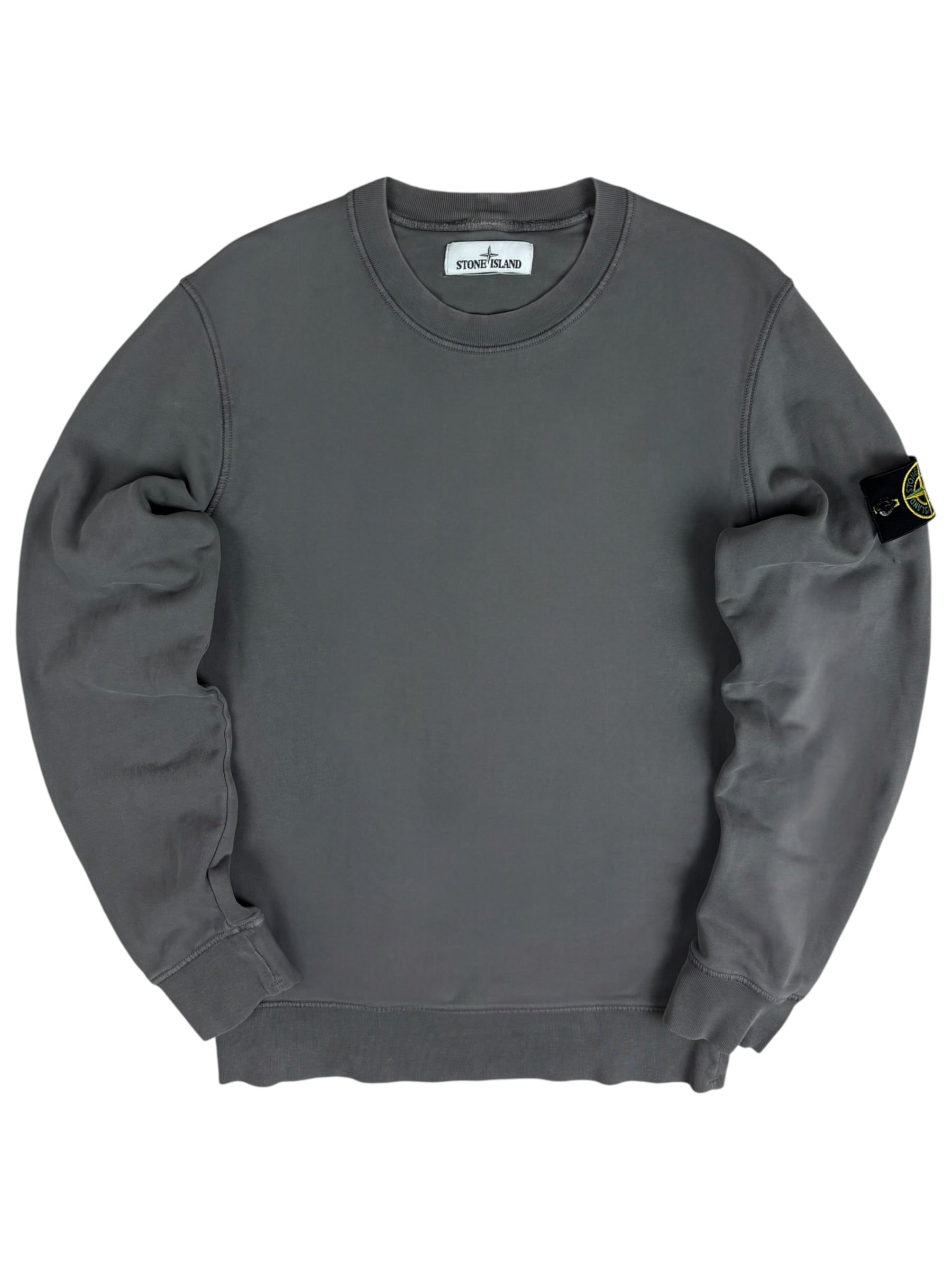 Sweat Stone Island gris taille S - Vue de face