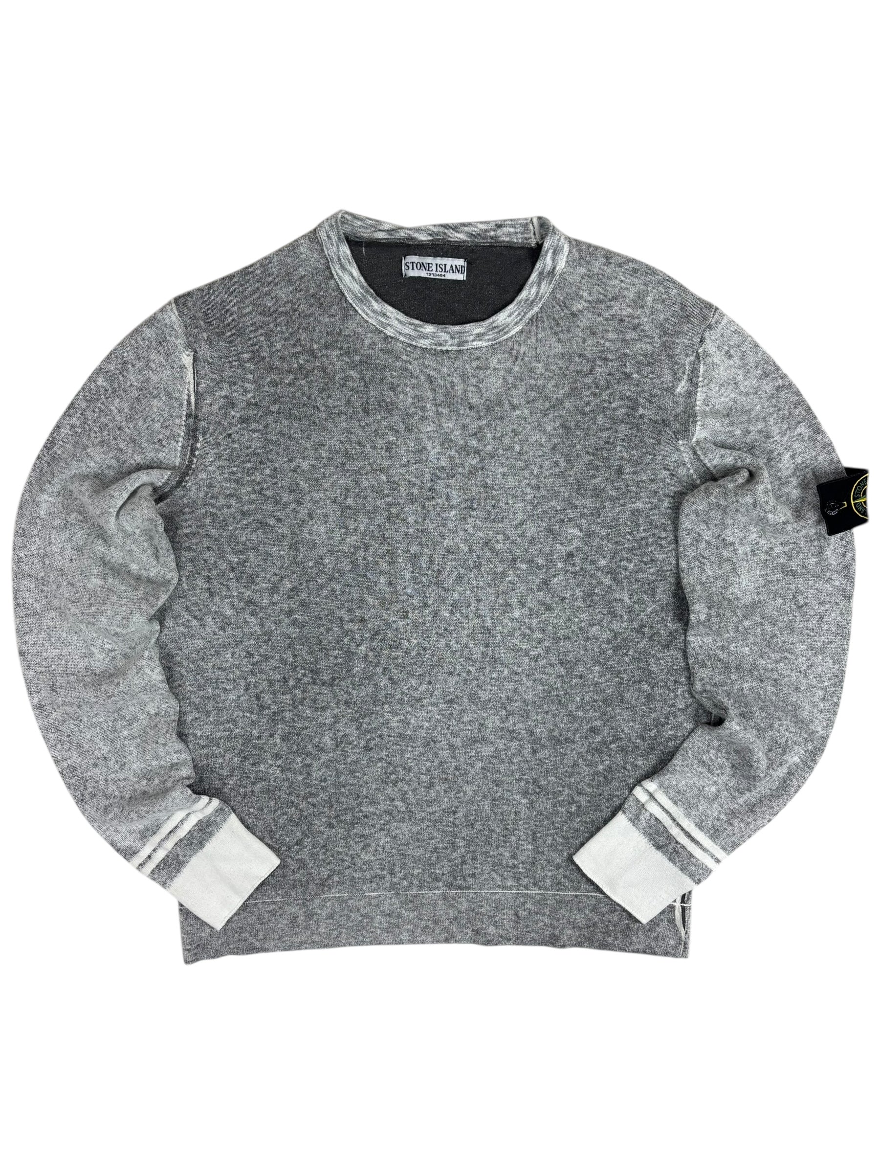 Sweat Stone Island gris taille XL - Vue de face