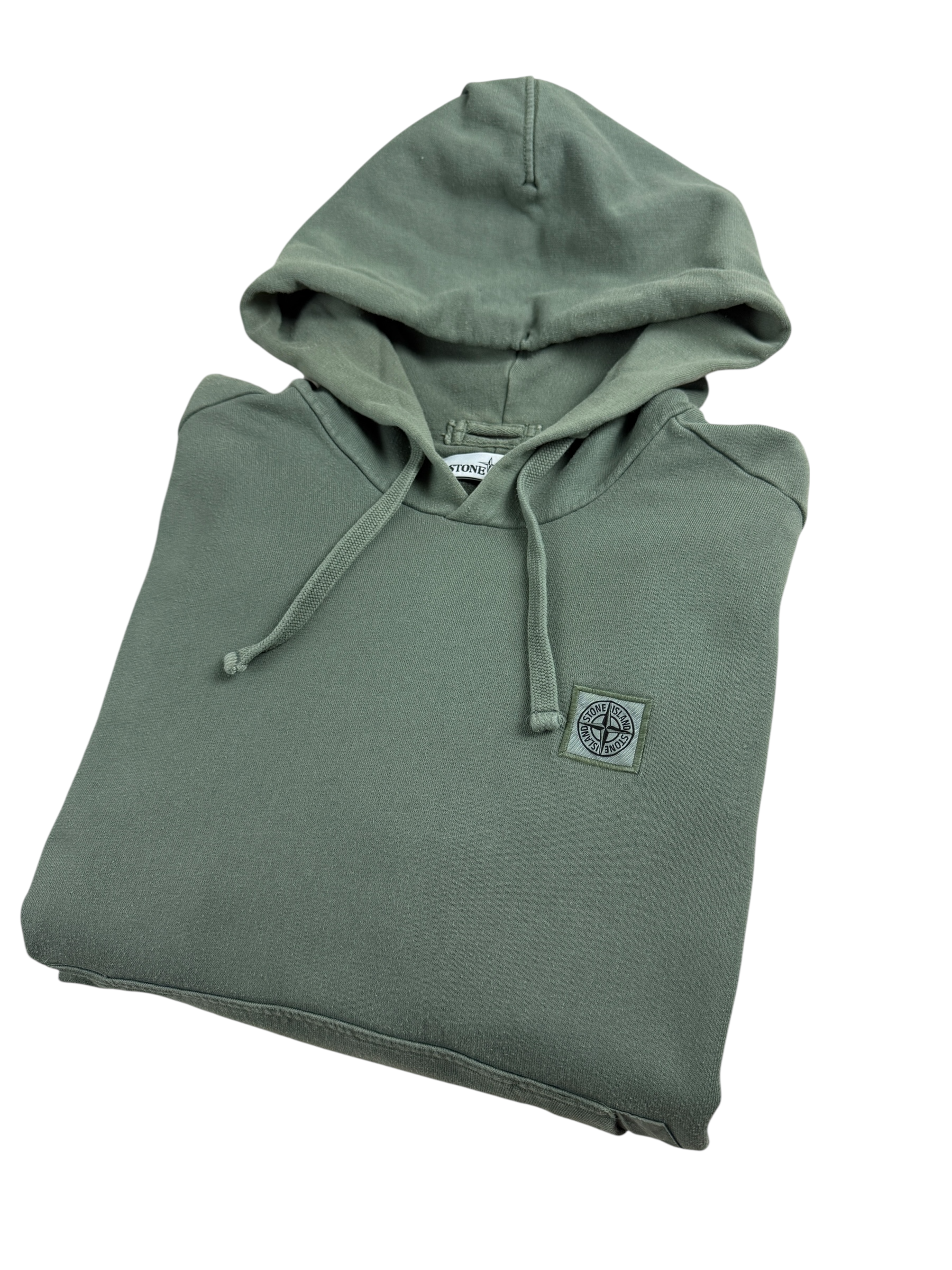 Sweat Stone Island kaki taille L - Vue de dos