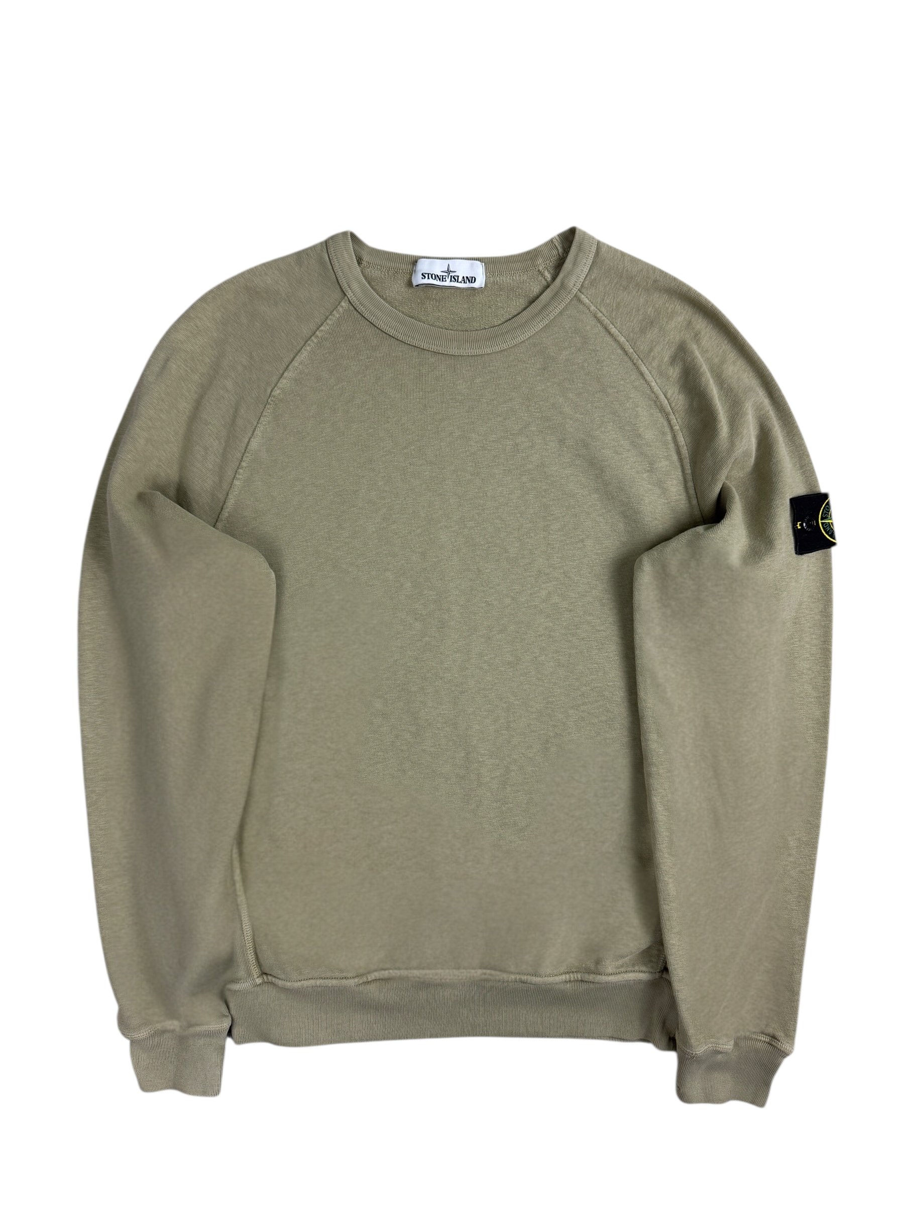 Sweat Stone Island kaki taille M - Vue de face