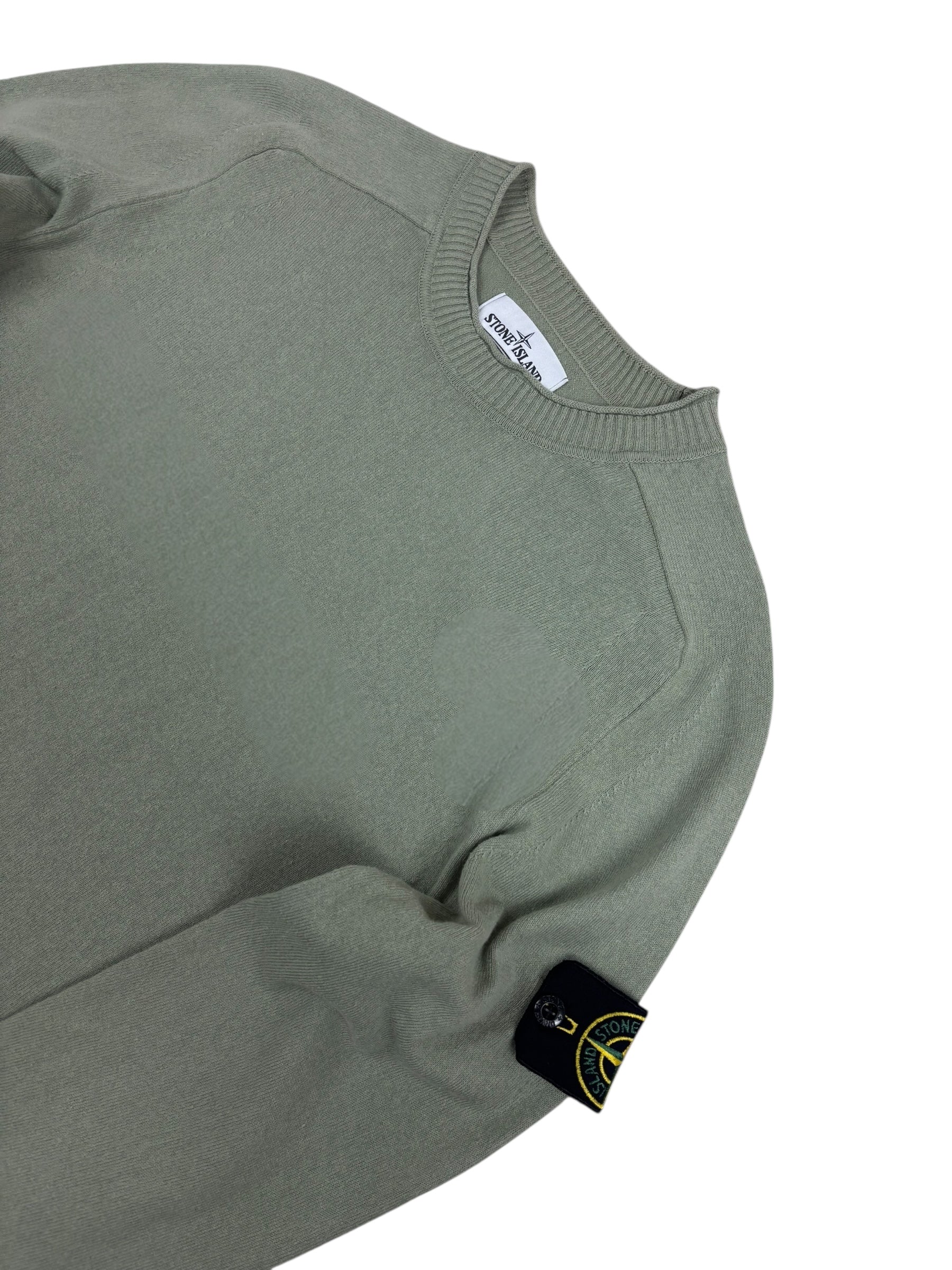 Sweat Stone Island kaki taille S - Vue de dos