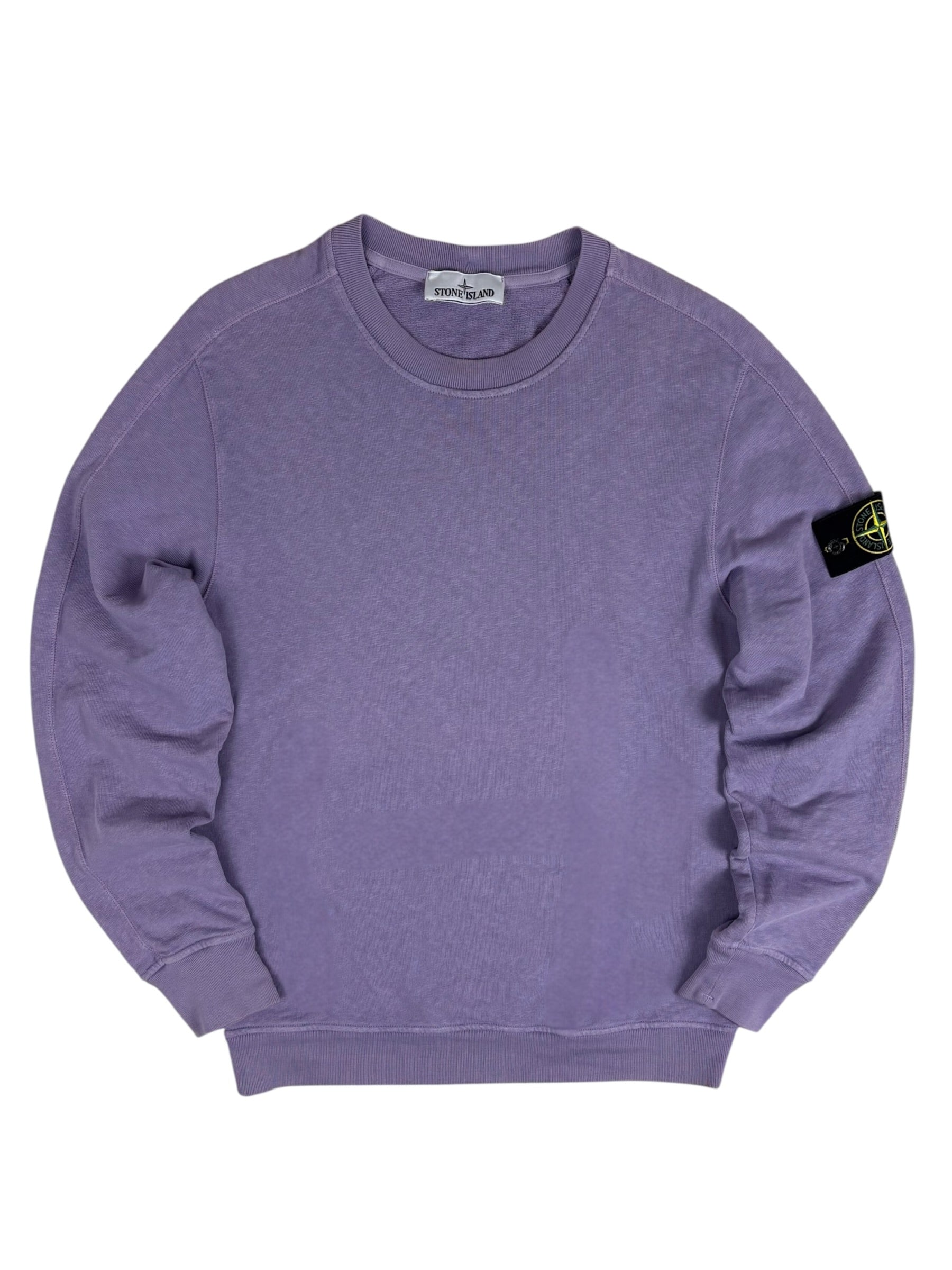 Sweat Stone Island mauve taille M - Vue de face