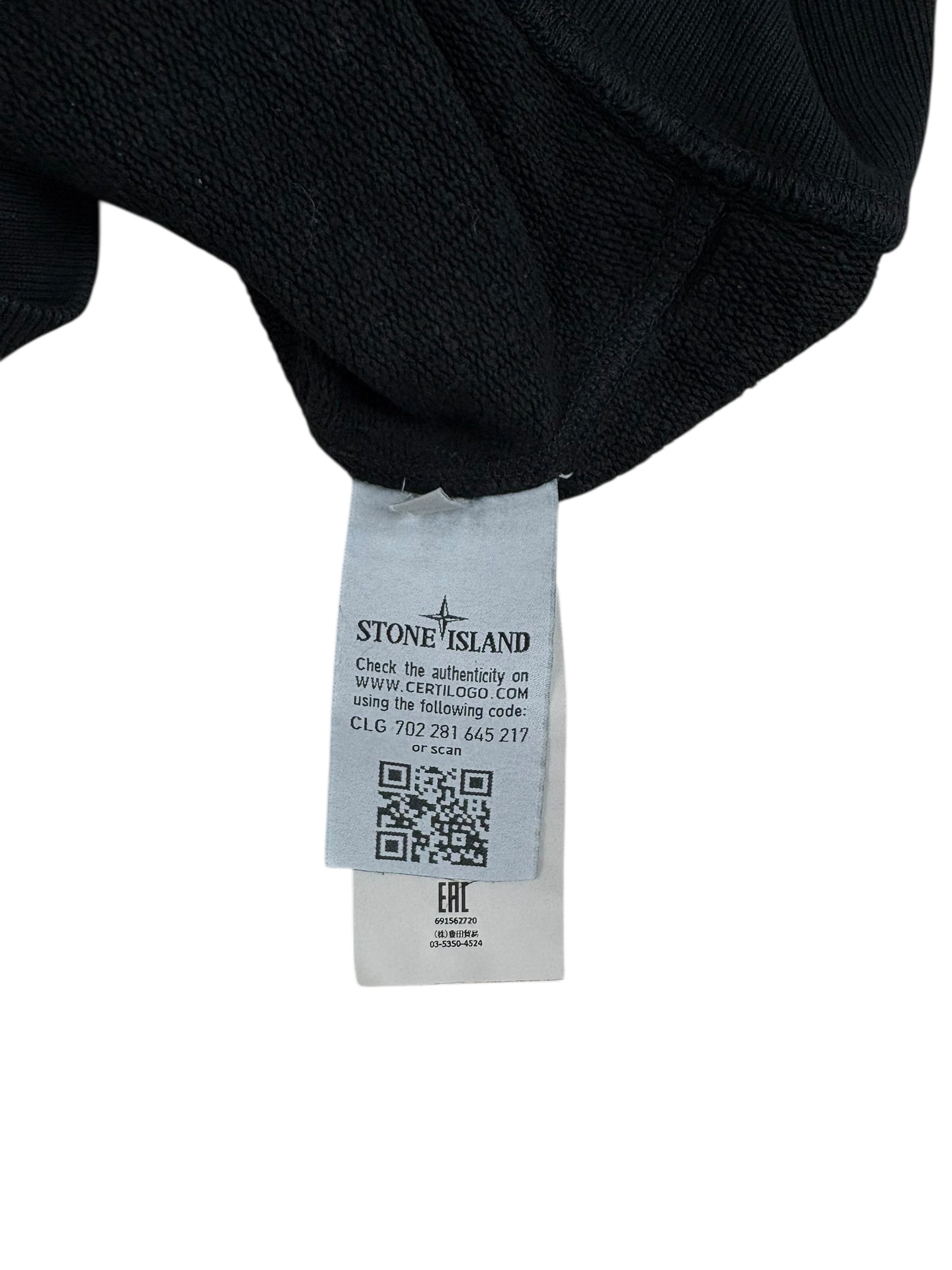 Sweat Stone Island noir taille M - Détail