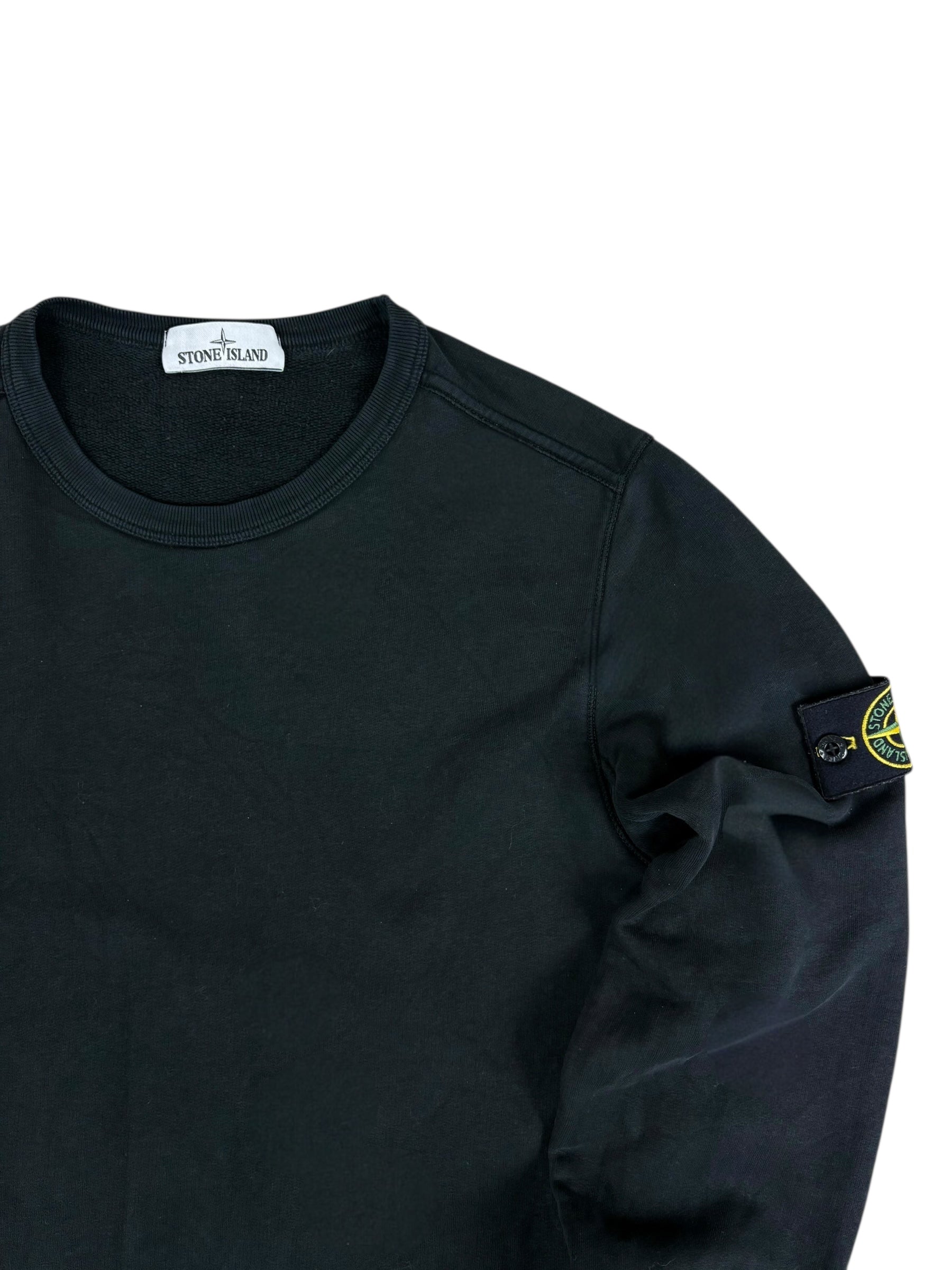 Sweat Stone Island noir taille M - Vue de dos