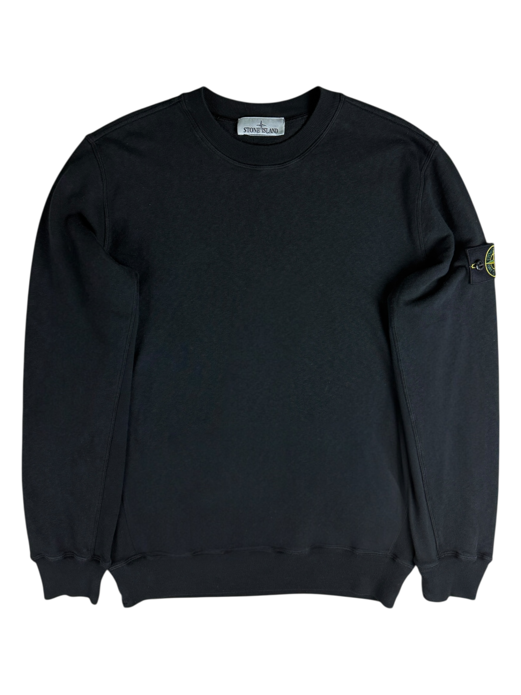 Sweat Stone Island noir taille M - Vue de face