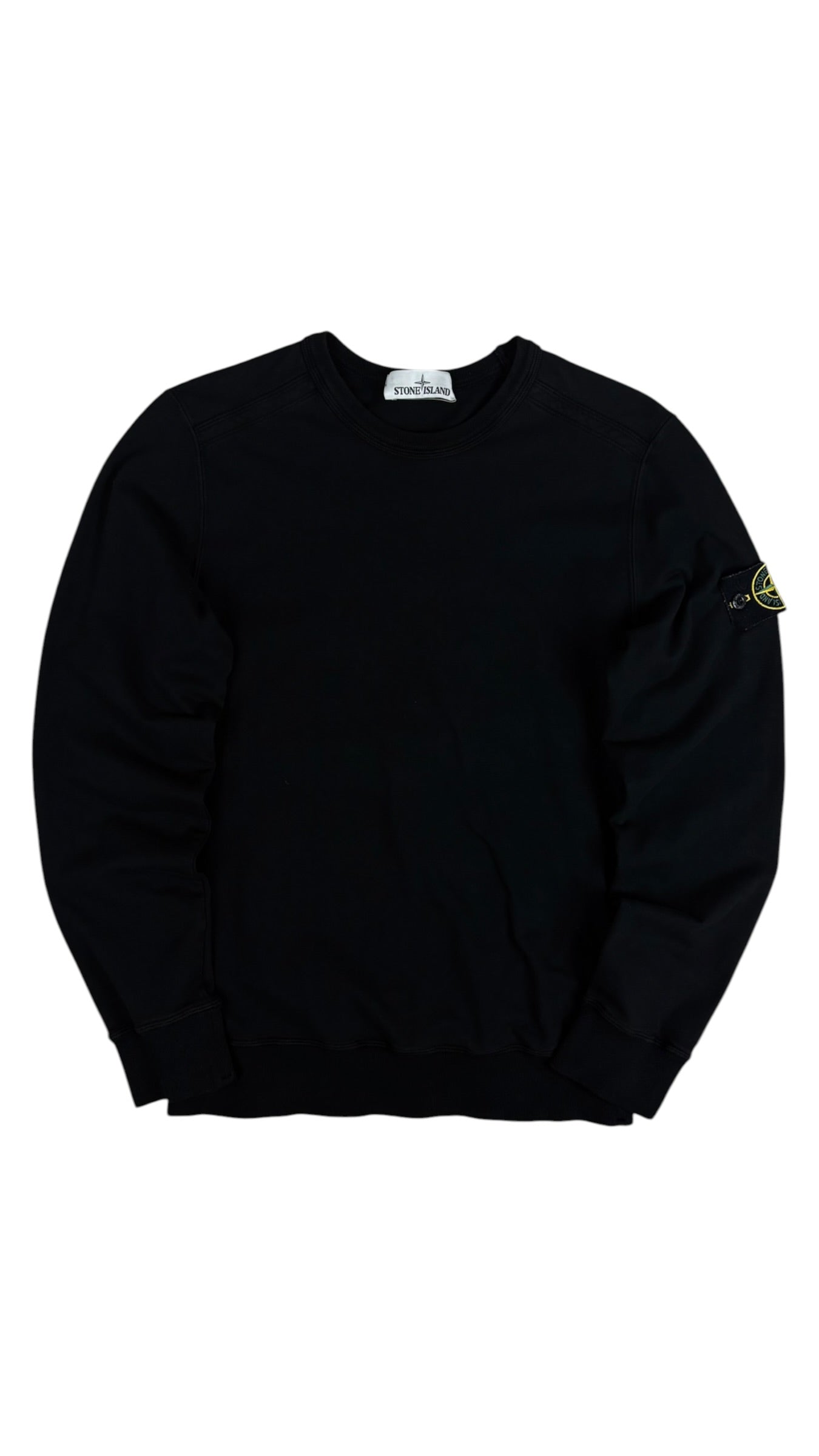Sweat Stone Island noir taille S - Vue de face