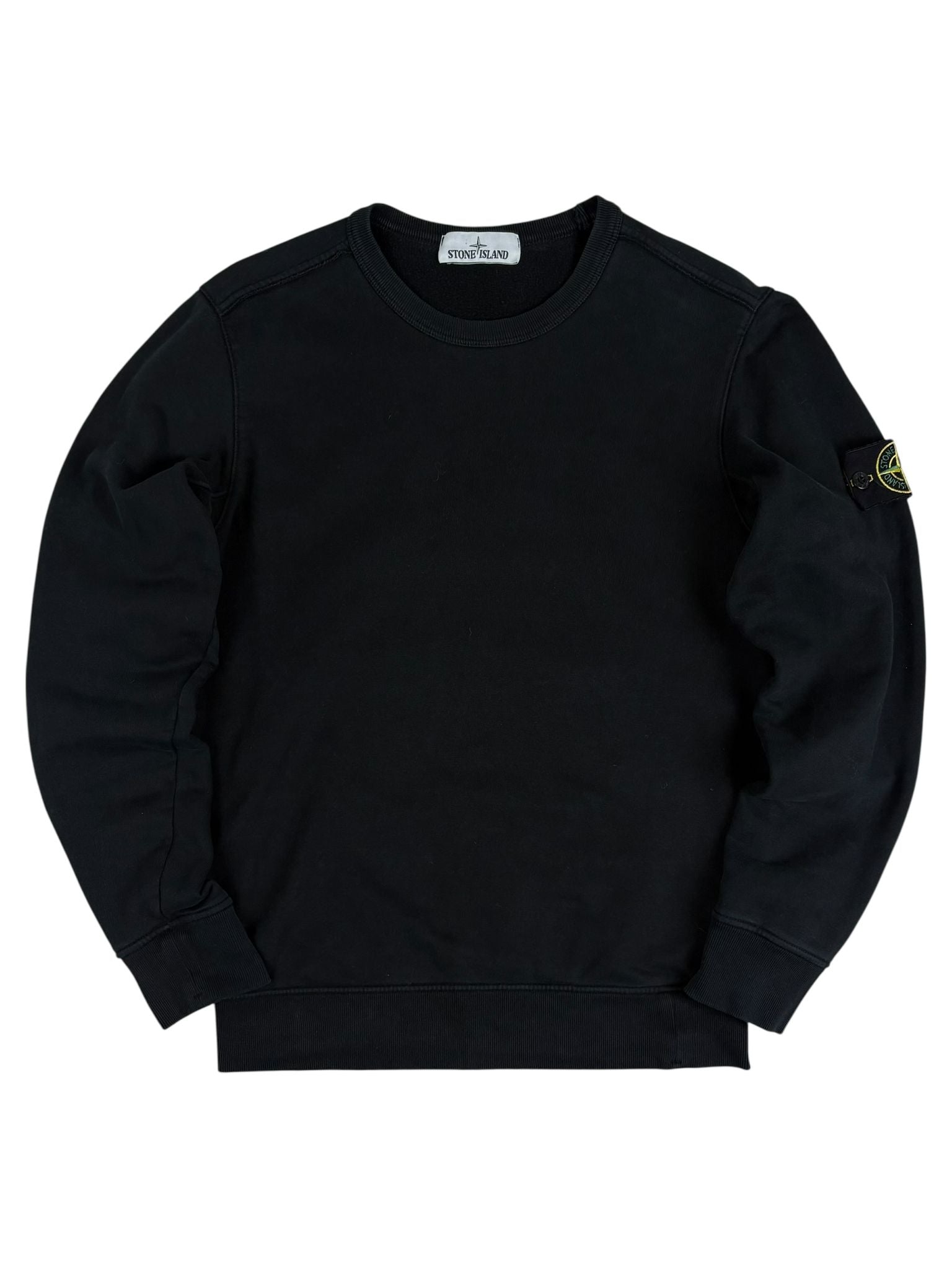 Sweat Stone Island noir taille S - Vue de face