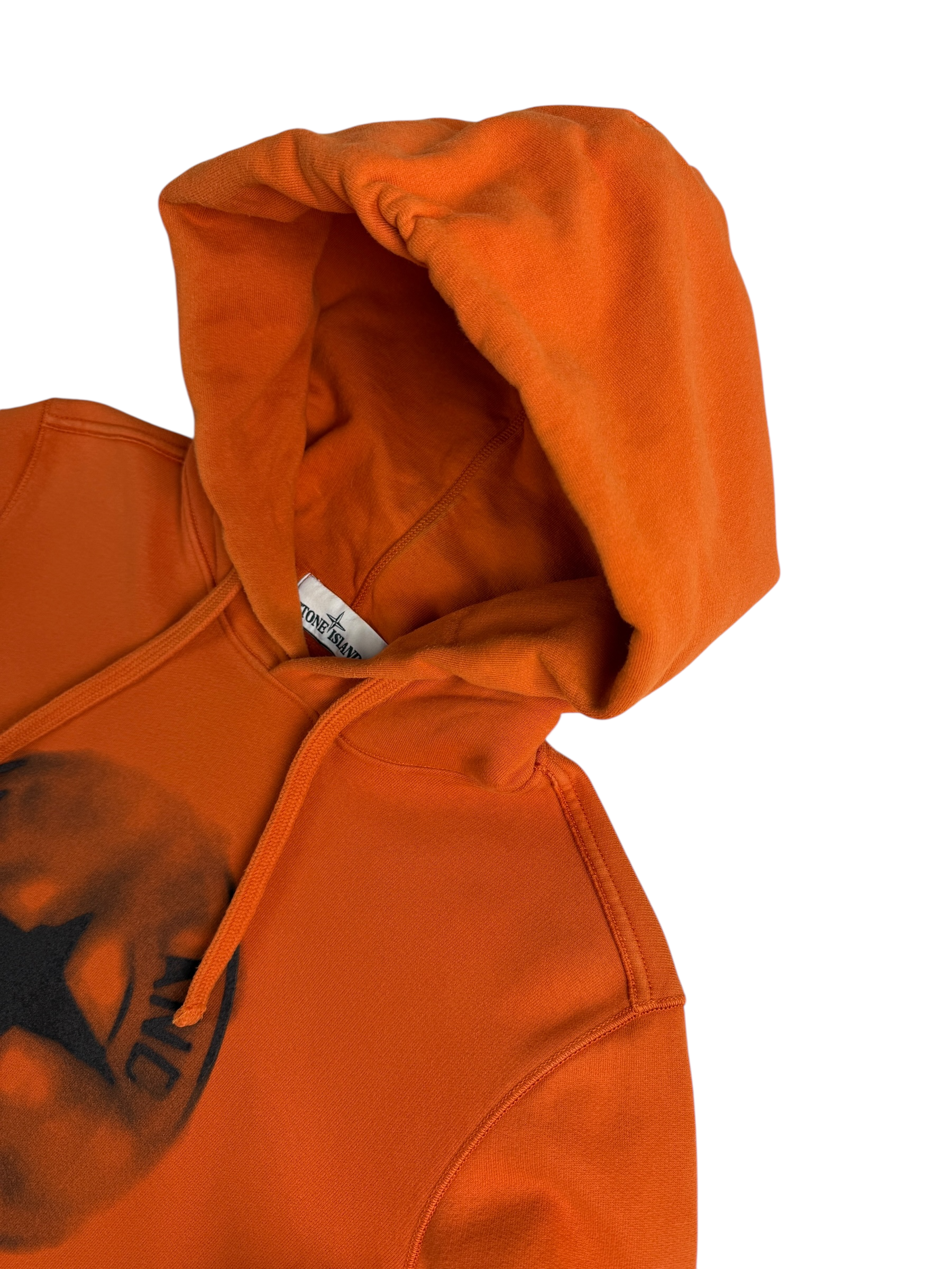 Sweat Stone Island orange taille S - Détail