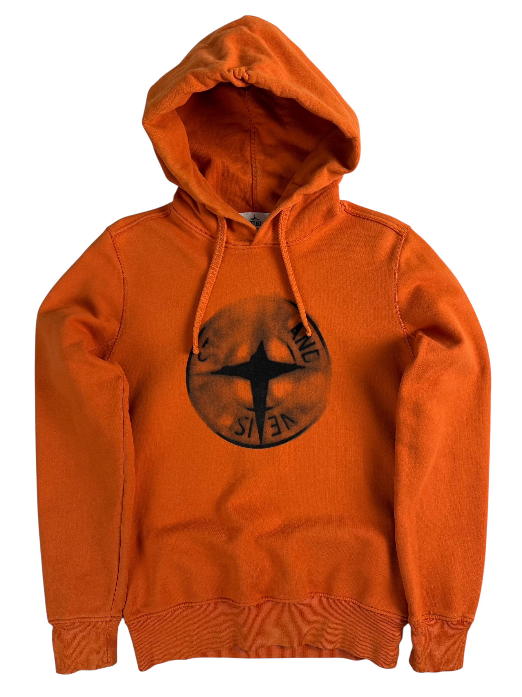 Sweat Stone Island orange taille S - Vue de face