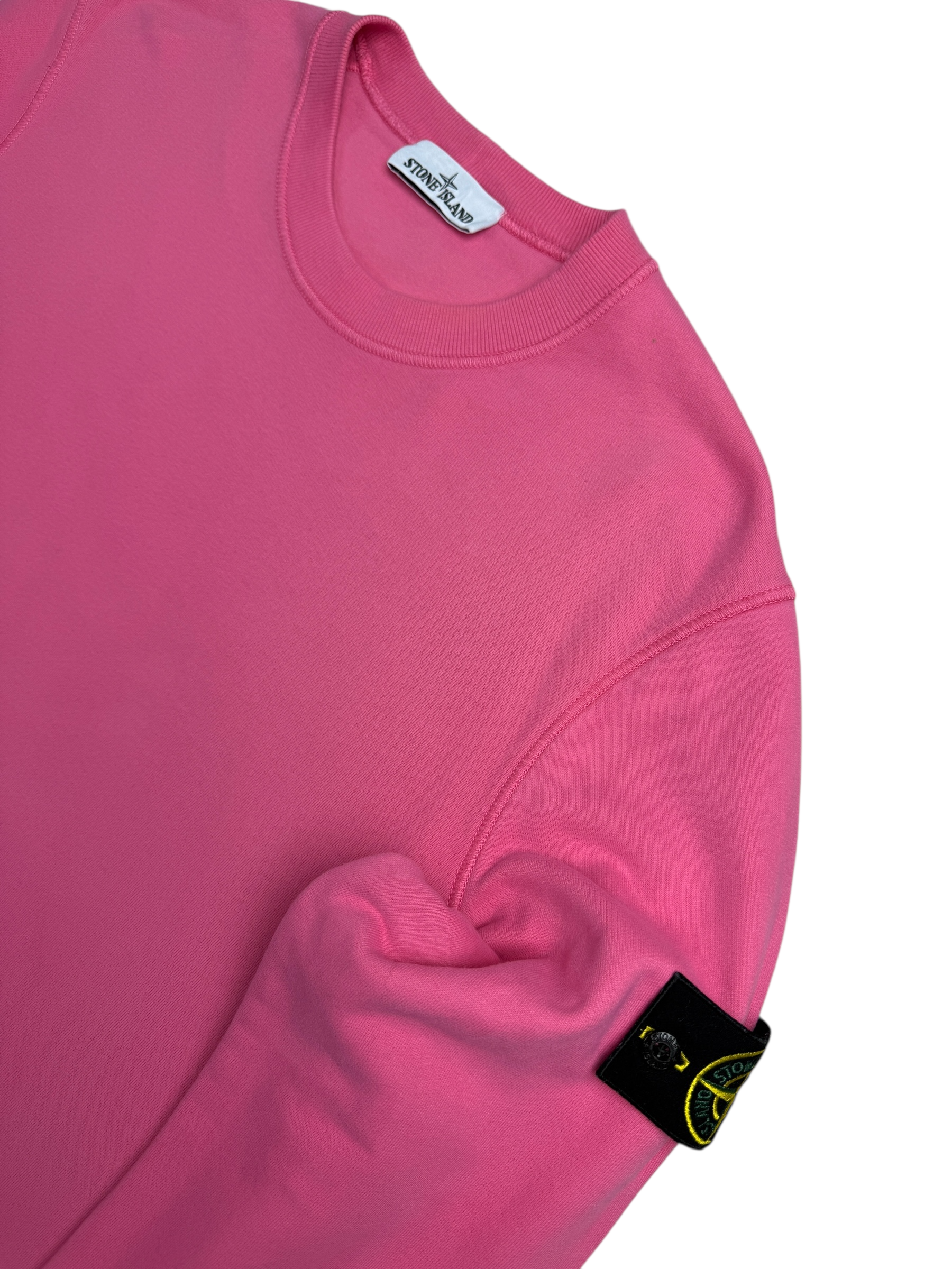 Sweat Stone Island rose taille L - Vue de dos