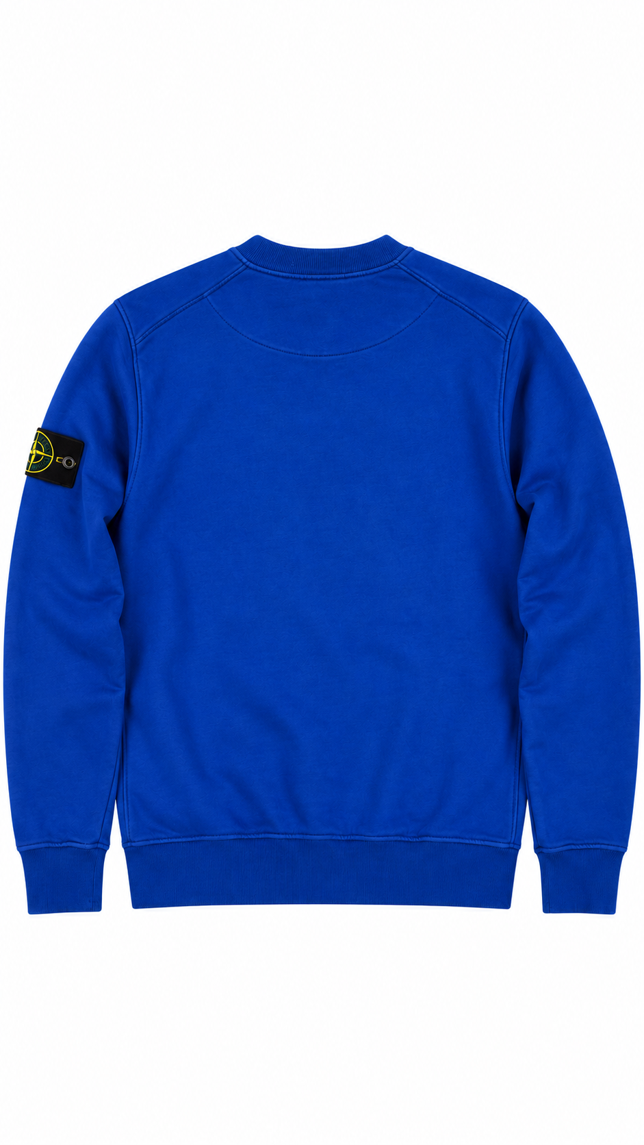 Sweat-shirt Crewneck Stone Island bleu taille L, vue de dos — vue 2