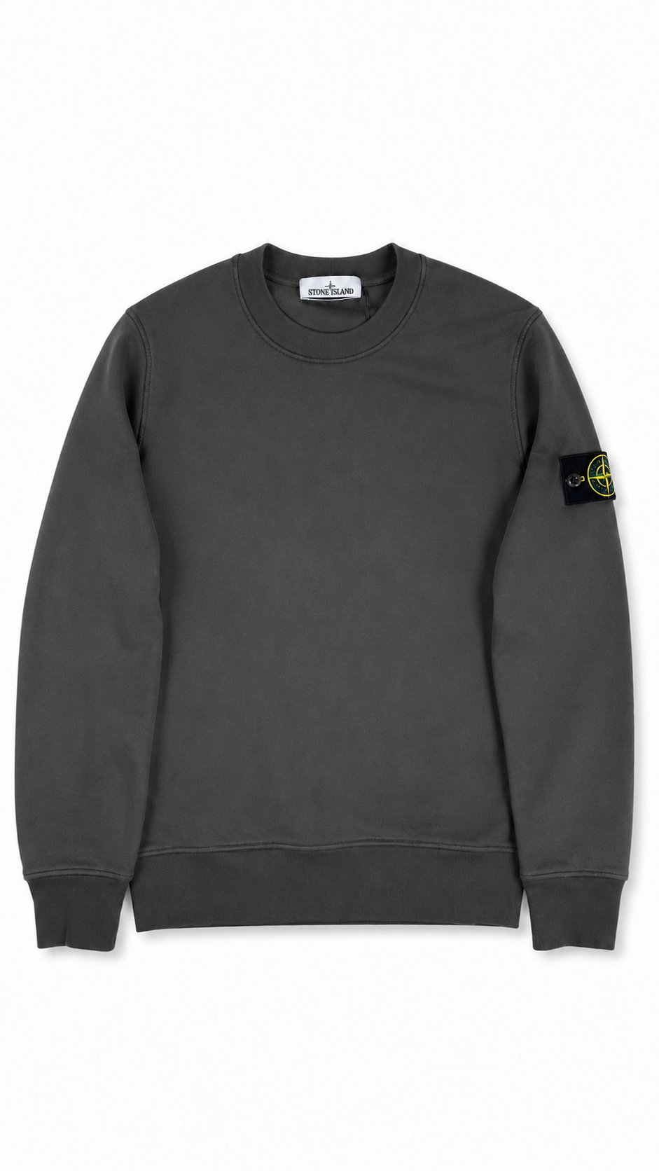 Sweat-shirt Crewneck Stone Island marron, neuf — vue 1