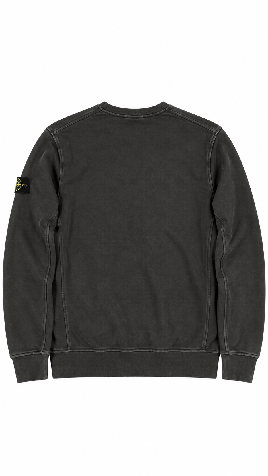 Sweat-shirt Stone Island gris, vue de dos — vue 2