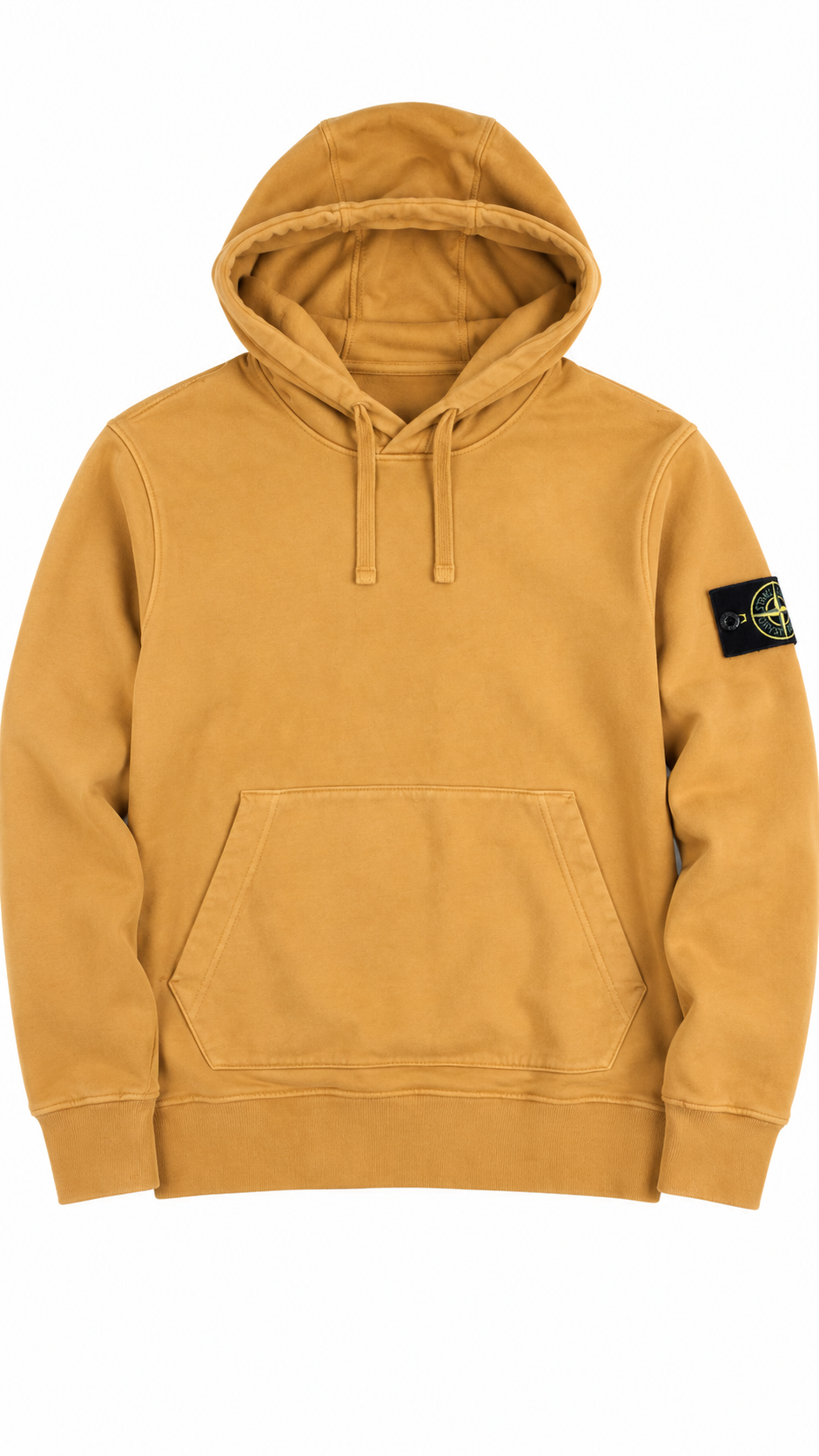 Sweat-shirt Hoodie Stone Island Cotton Fleece camel taille S, seconde main authentifiée NB08 — vue 1