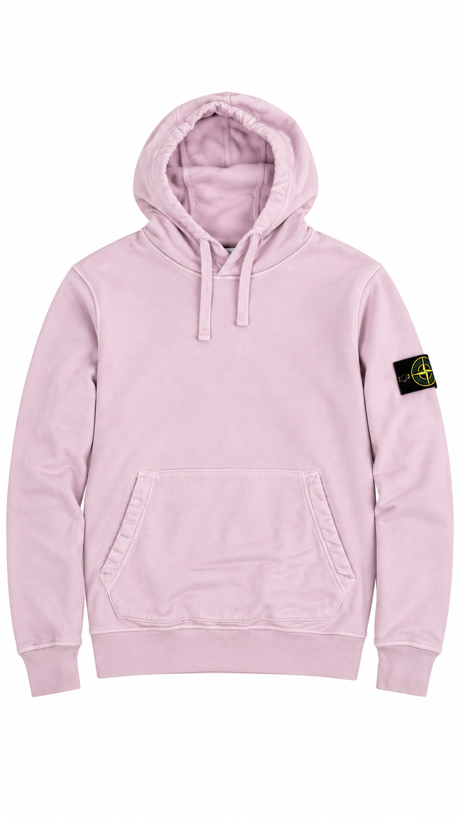 Sweat-shirt Hoodie Stone Island Cotton Fleece rose taille L, seconde main authentifiée NB08 — vue 1