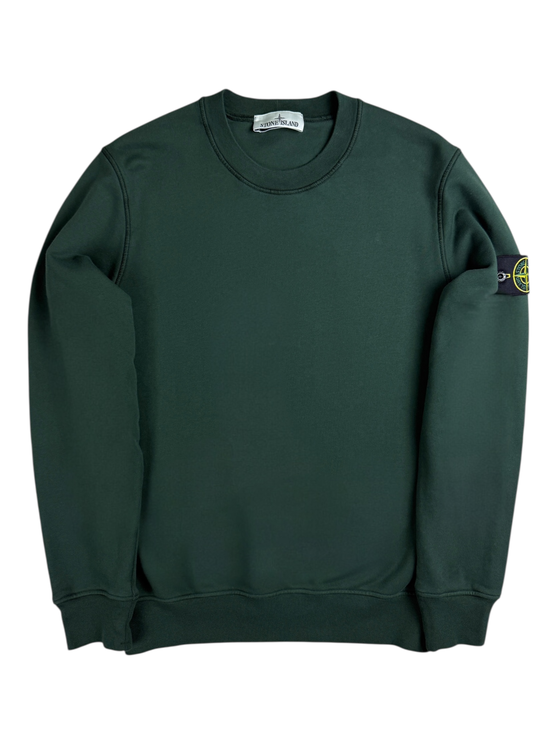 Sweat Stone Island vert pétrole taille S - Vue de face