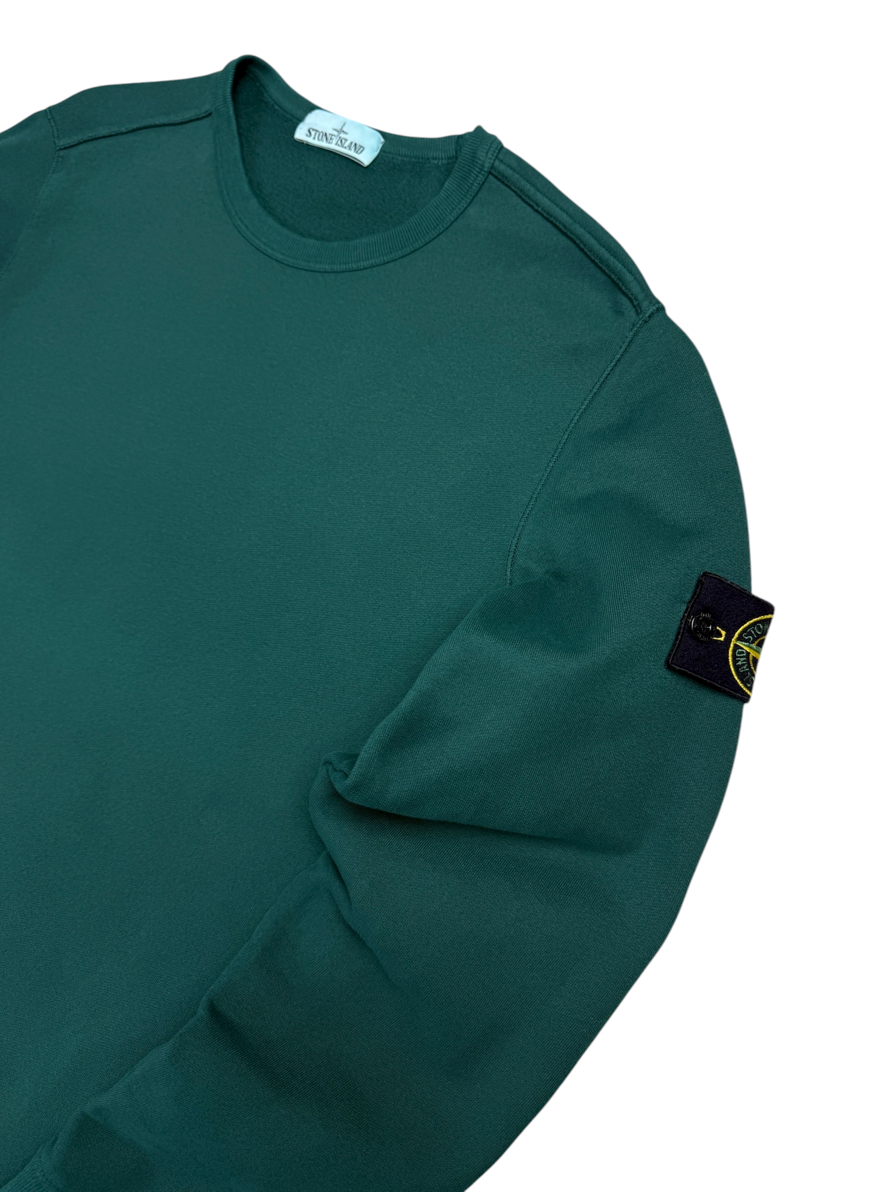 Sweat Stone Island vert taille L - Vue de dos